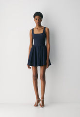 Revive Poplin Mini Dress - ADMIRAL