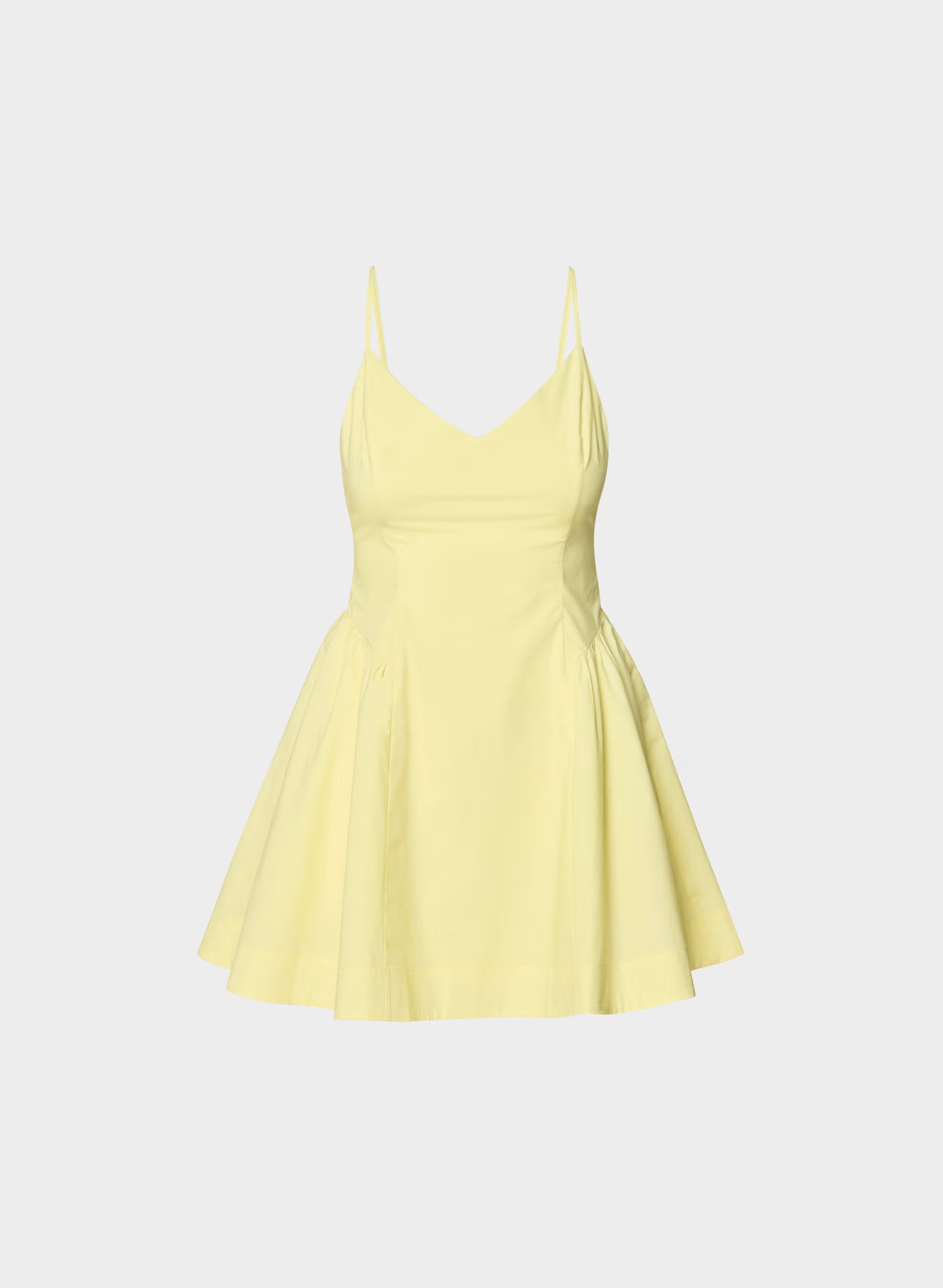 Technique Poplin Mini Cami Dress - LEMONADE