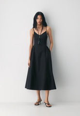 Technique Poplin Cami Dress - SN STP MLSK/BRT WT