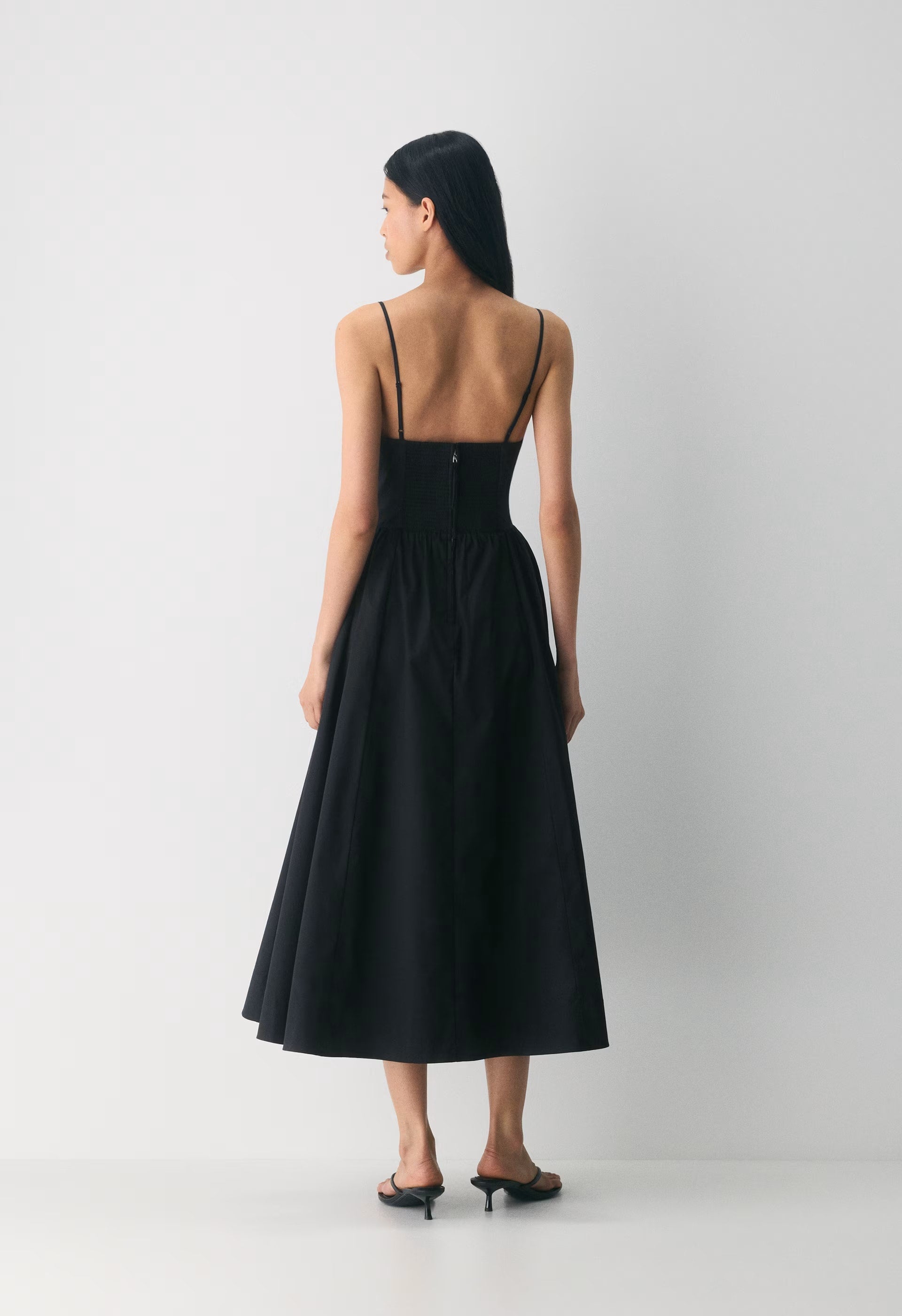 Technique Poplin Cami Dress - SN STP MLSK/BRT WT