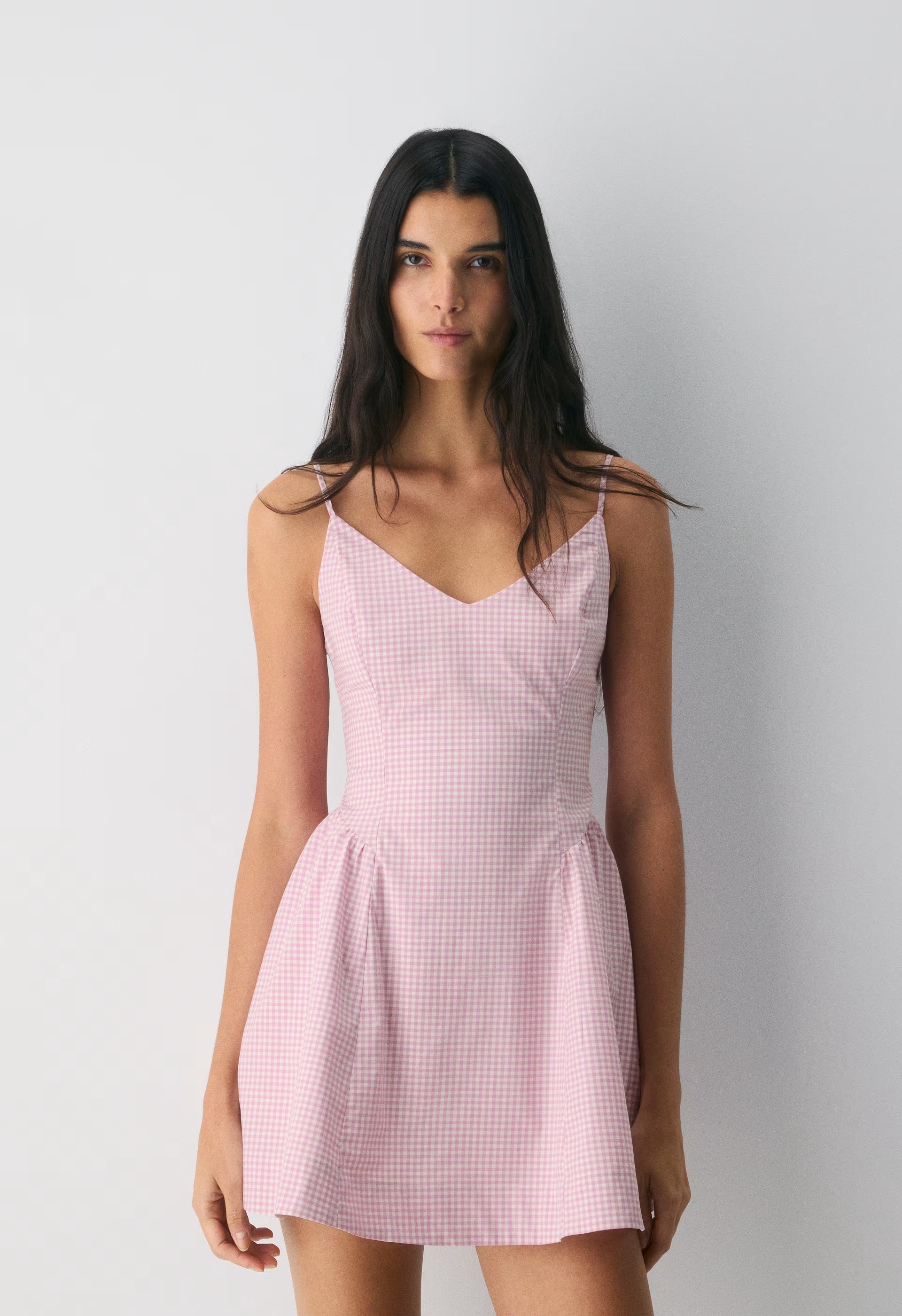 Technique Poplin Mini Cami Dress - SRPN CK LT BR/SWT P PL