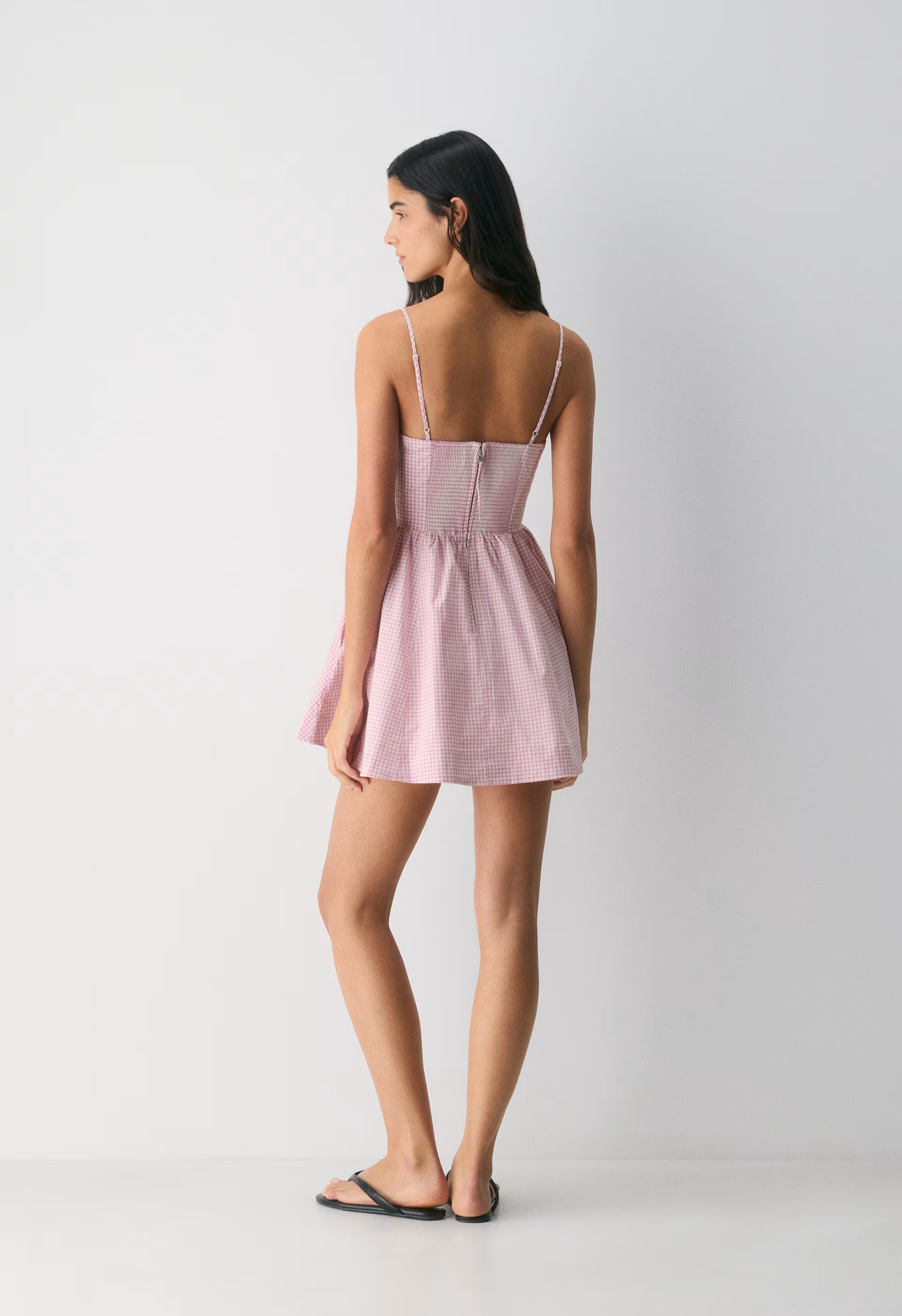 Technique Poplin Mini Cami Dress - SRPN CK LT BR/SWT P PL