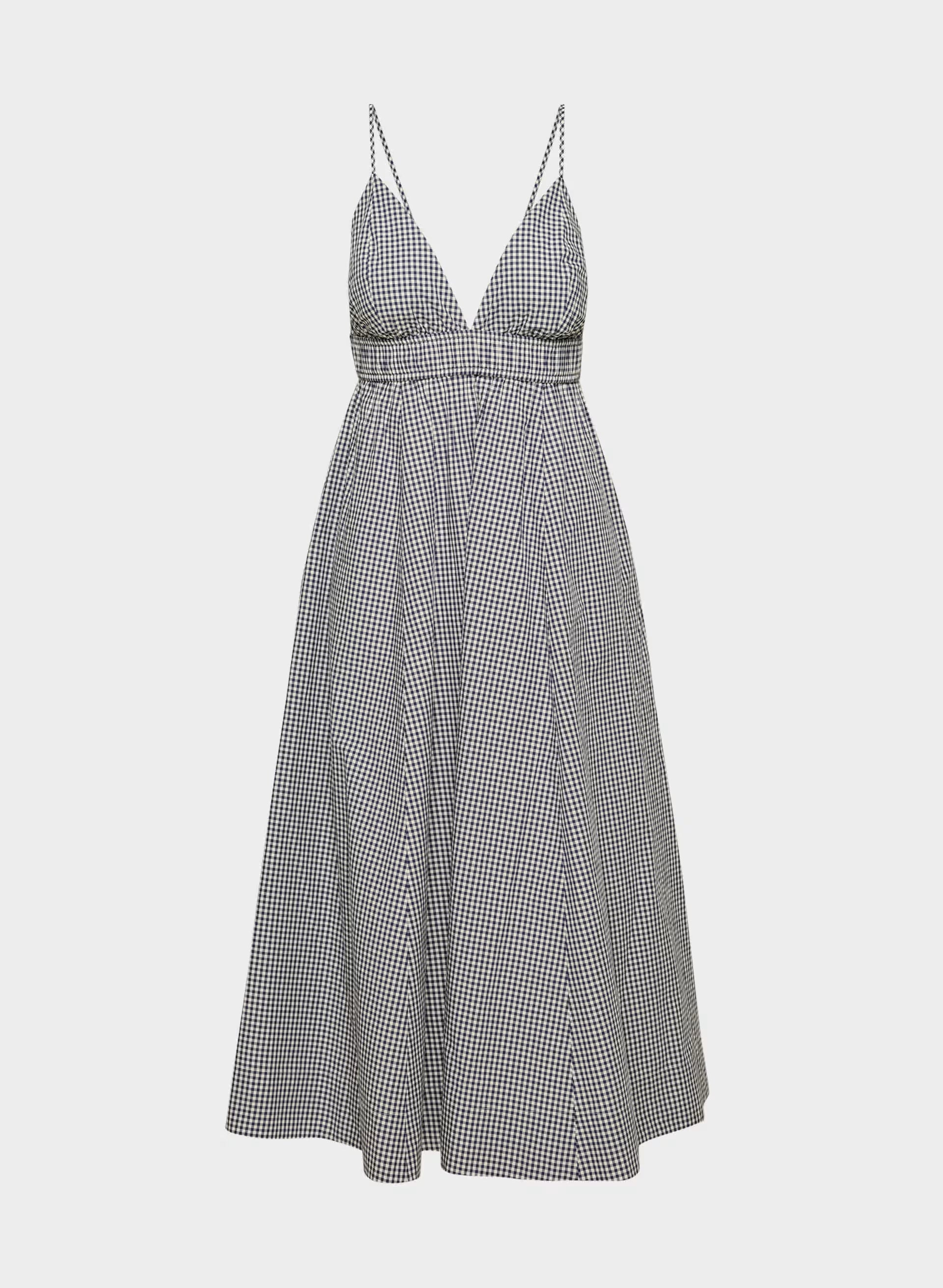 Encourage Poplin Cami Dress - SRPN CK LT BRH/HBR NVY