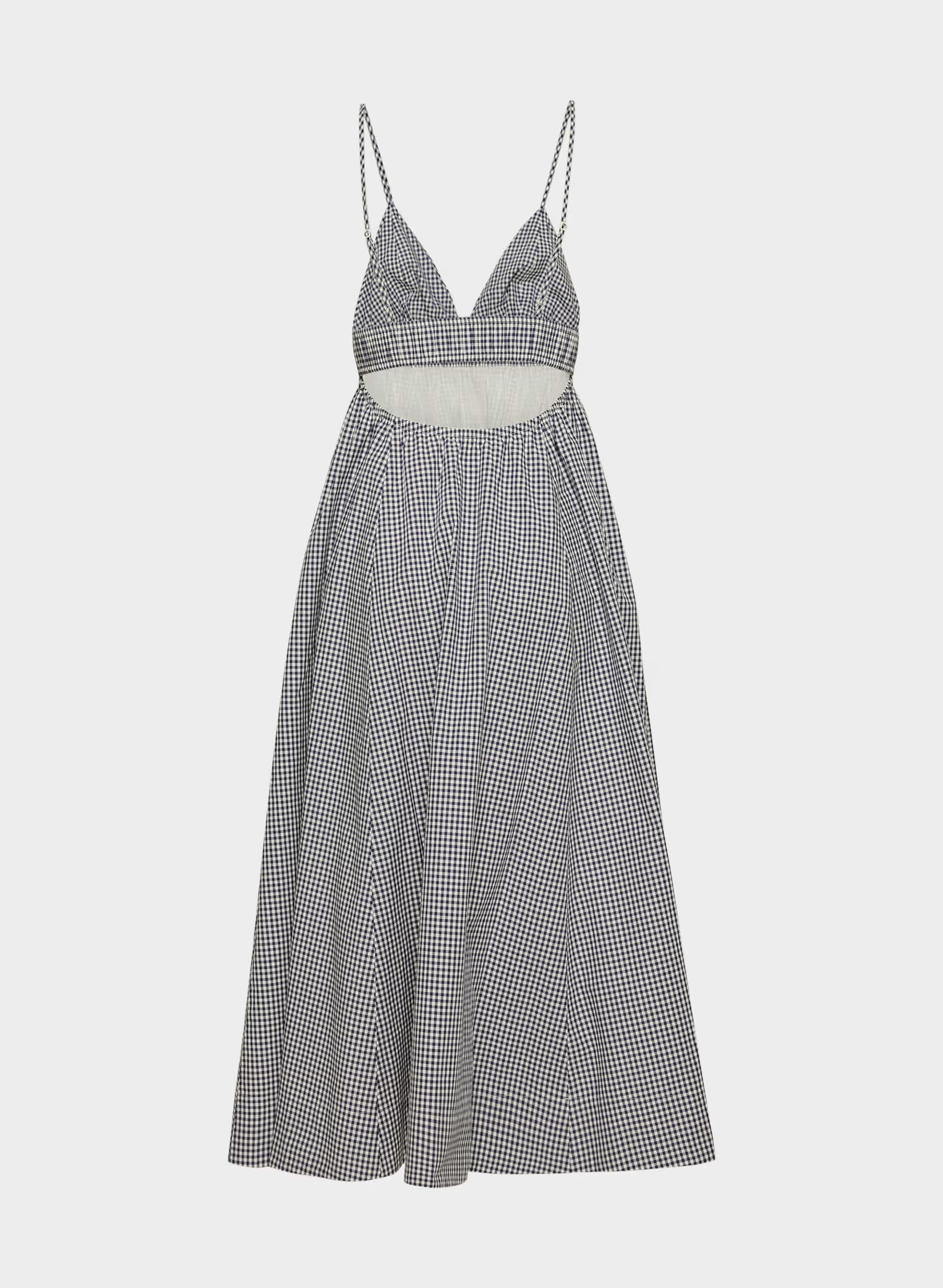Encourage Poplin Cami Dress - SRPN CK LT BRH/HBR NVY