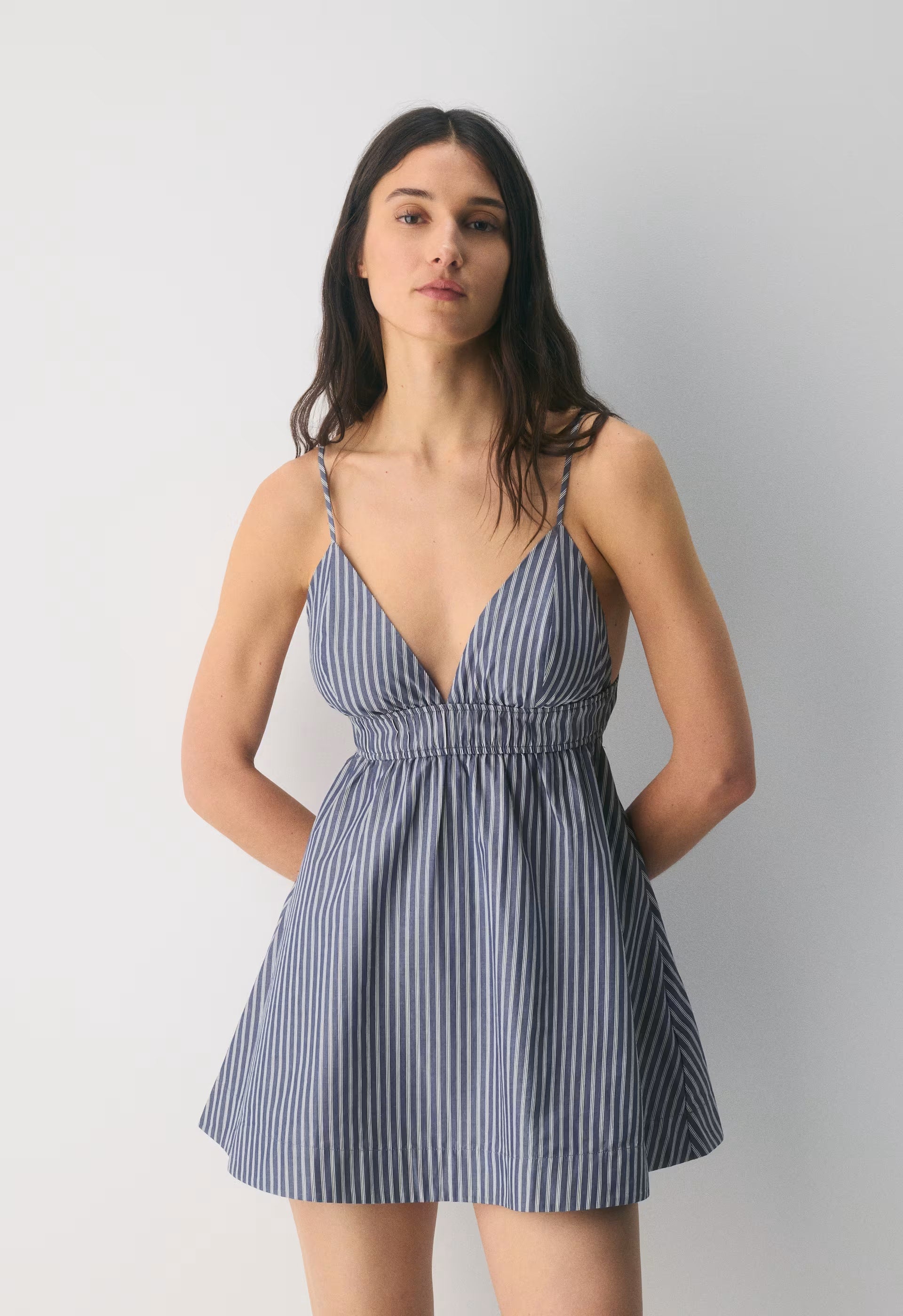 Encourage Poplin Mini Cami Dress - SUNGLOW YELLOW