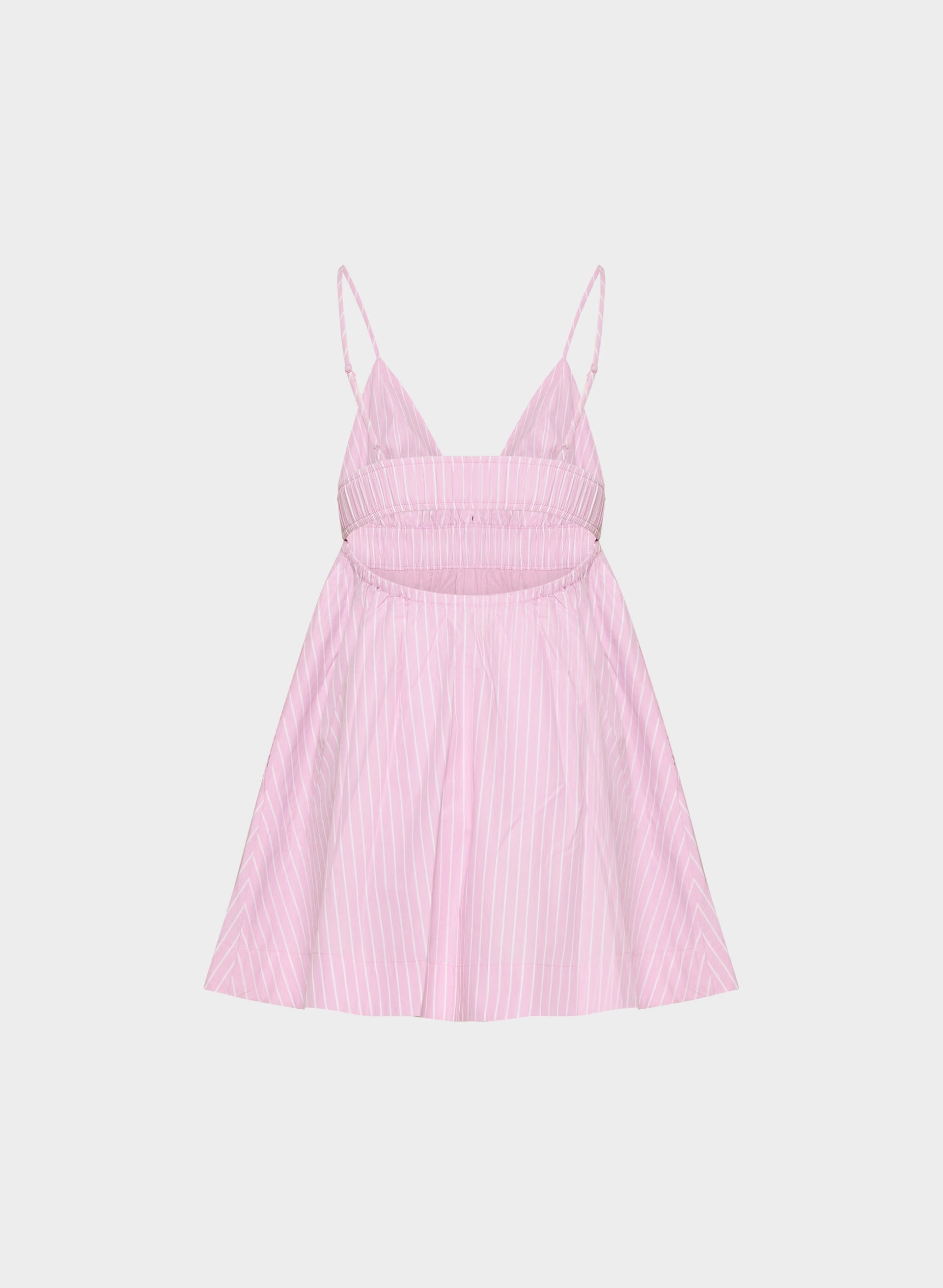 Encourage Poplin Mini Cami Dress - MTCHLL STRP ST P PL/WT