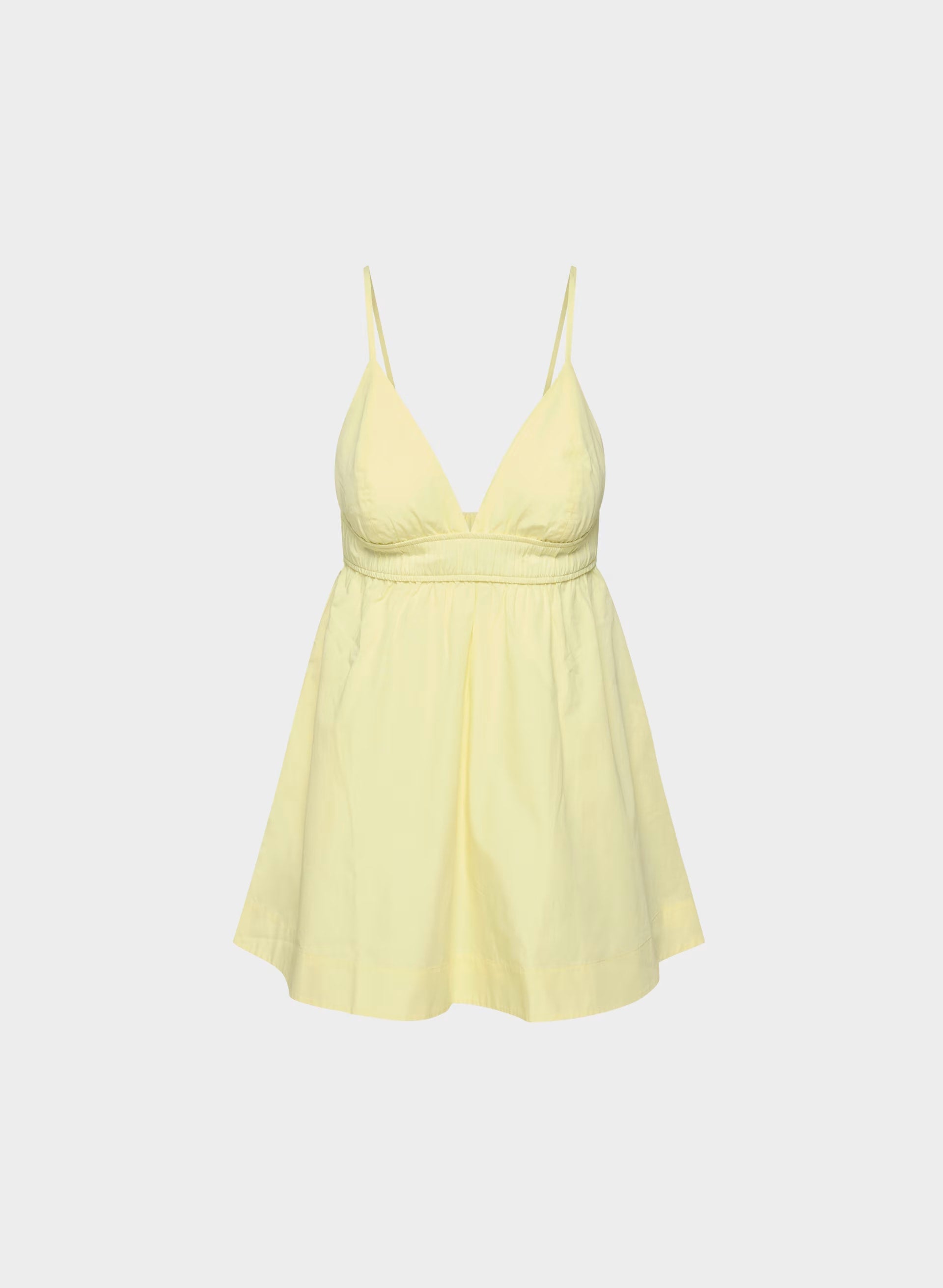 Encourage Poplin Mini Cami Dress - LEMONADE