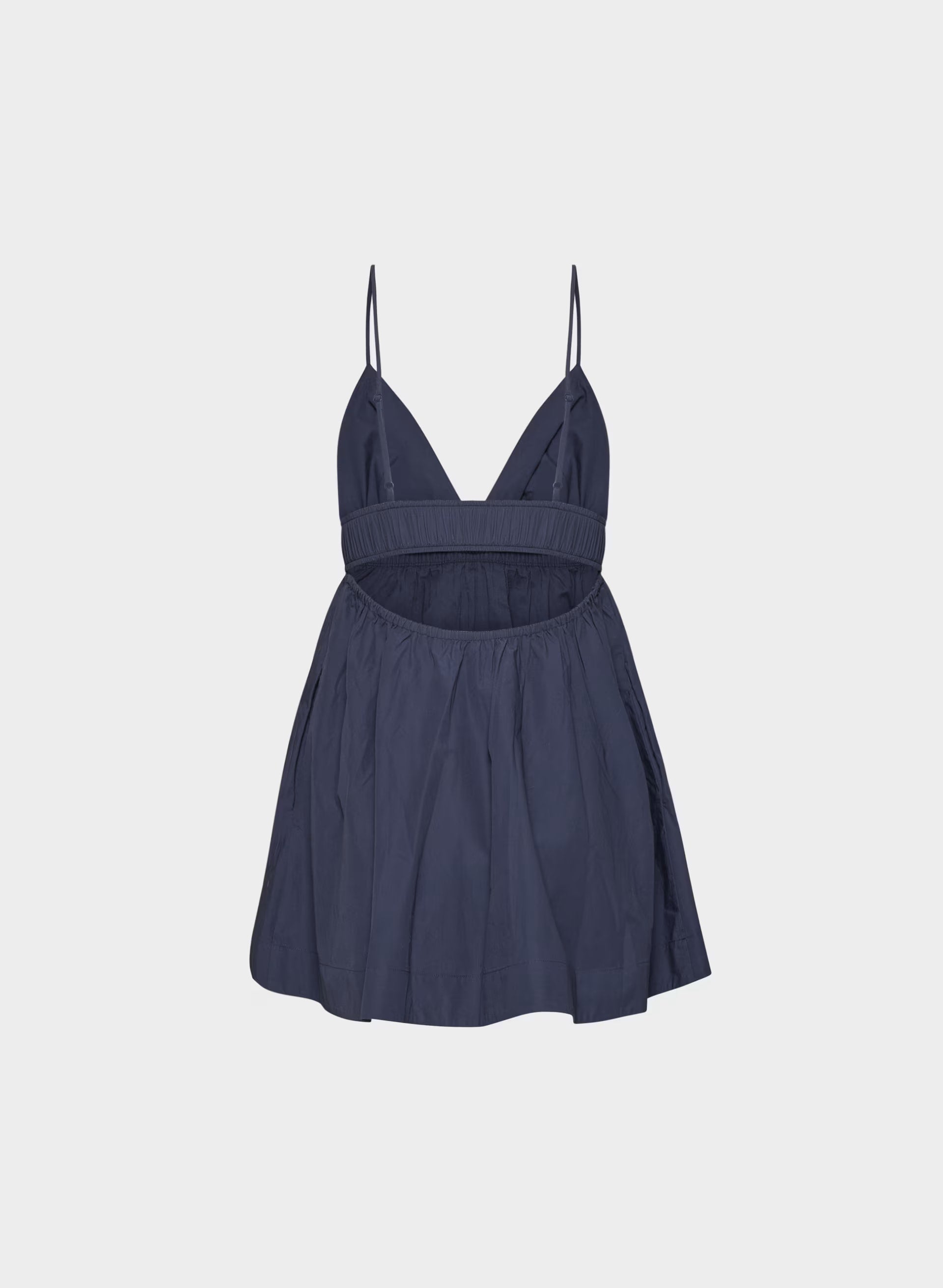 Encourage Poplin Mini Cami Dress - HARBOUR NAVY