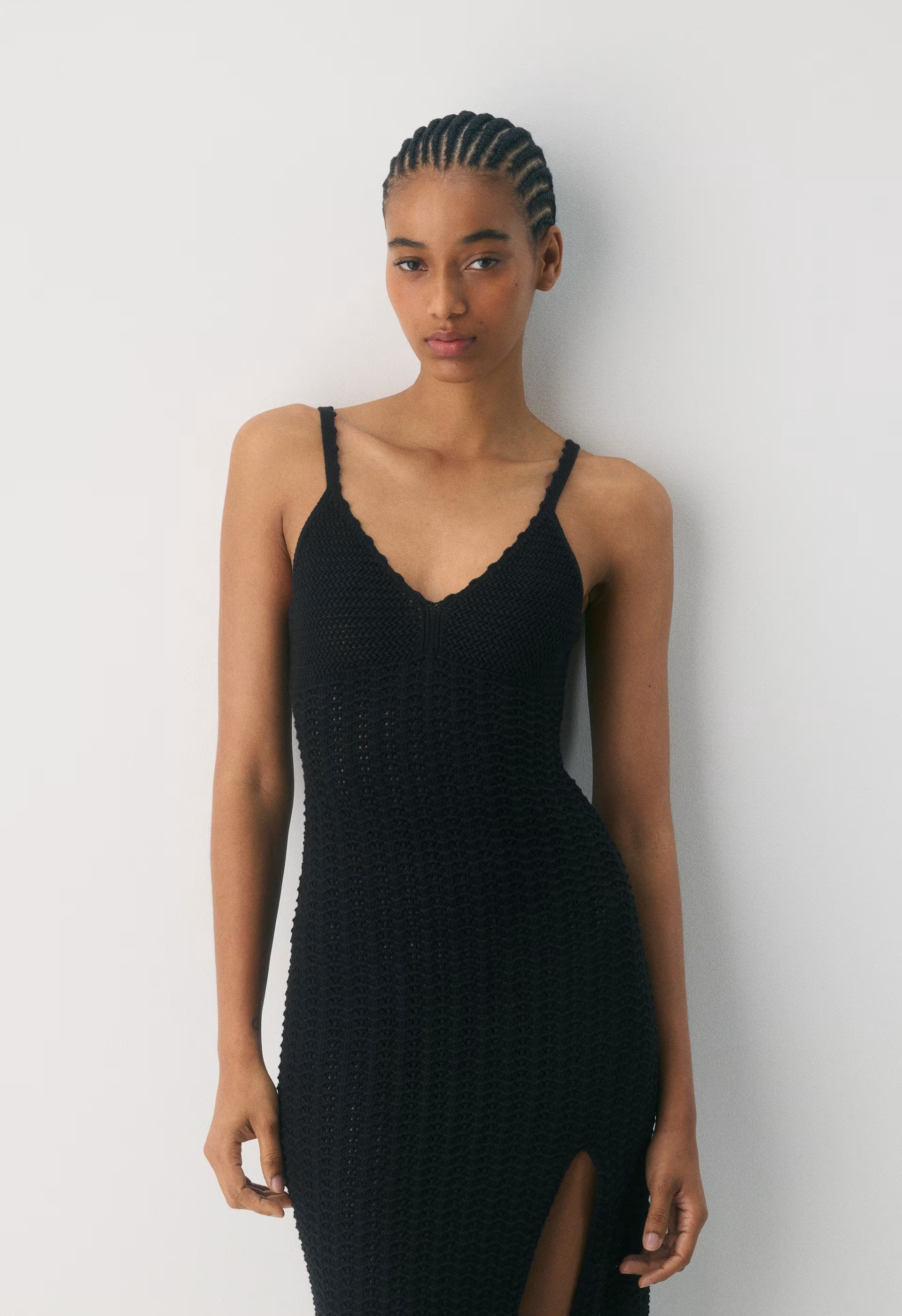 Evie Midi Dress - RICH MOCHA BROWN