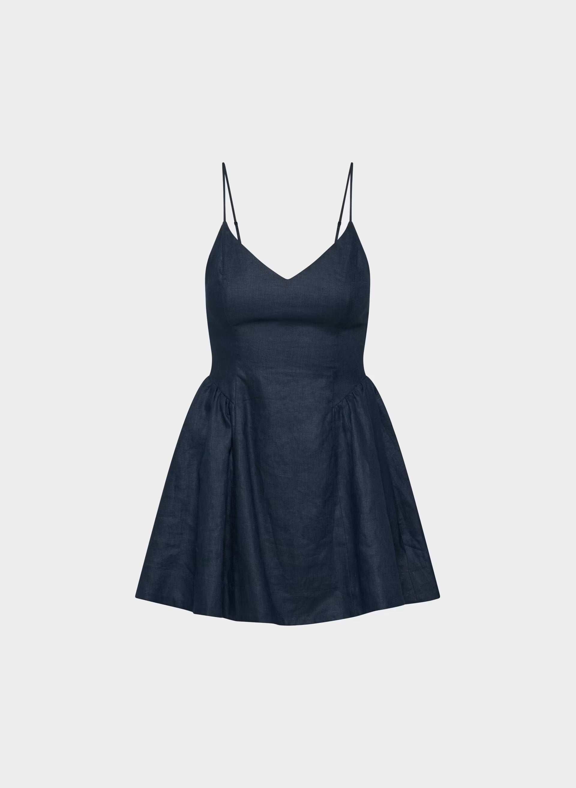 Technique Linen Mini Dress - ADMIRAL