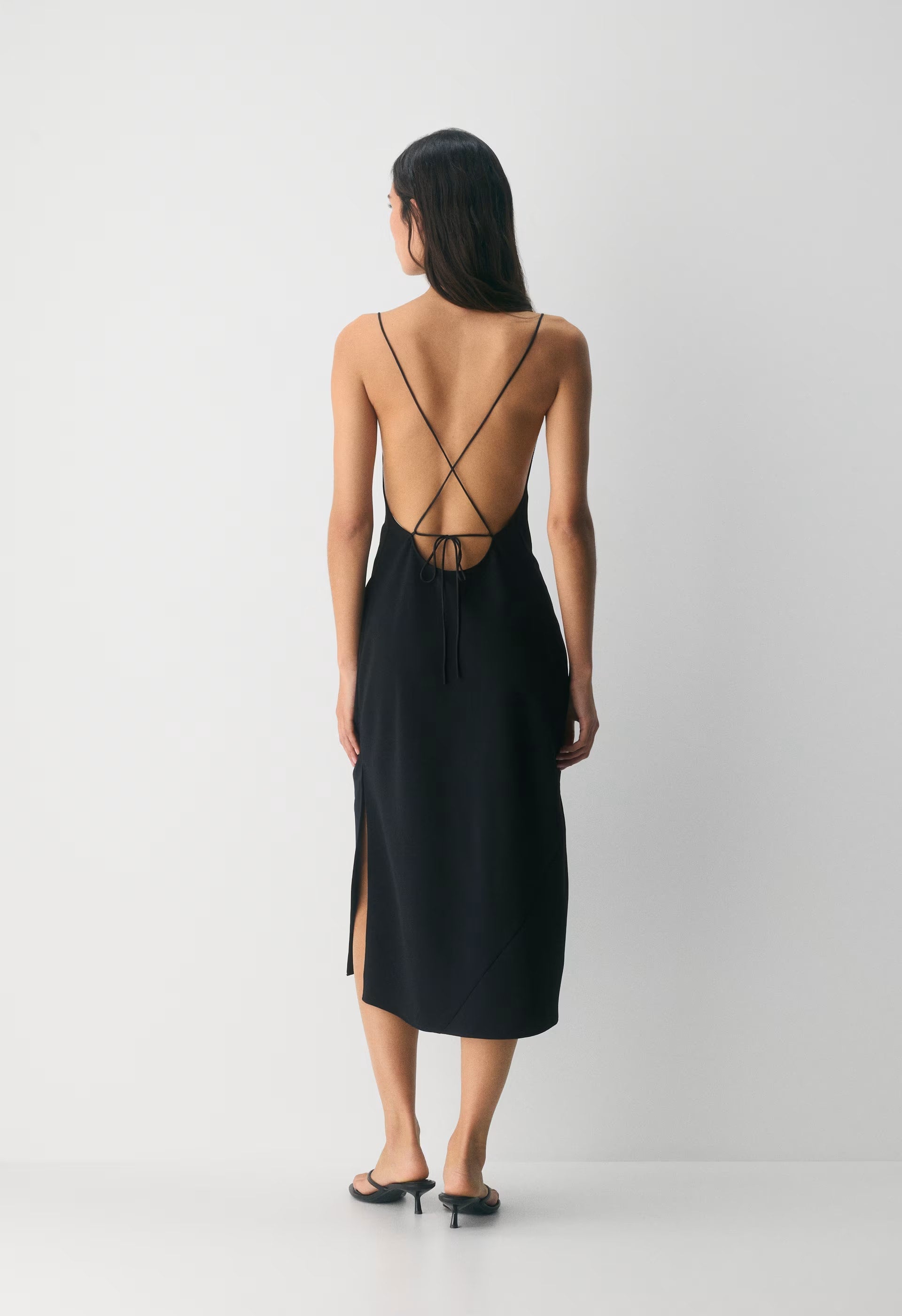 Grazie Cami Dress - Crepette™ - BLACK