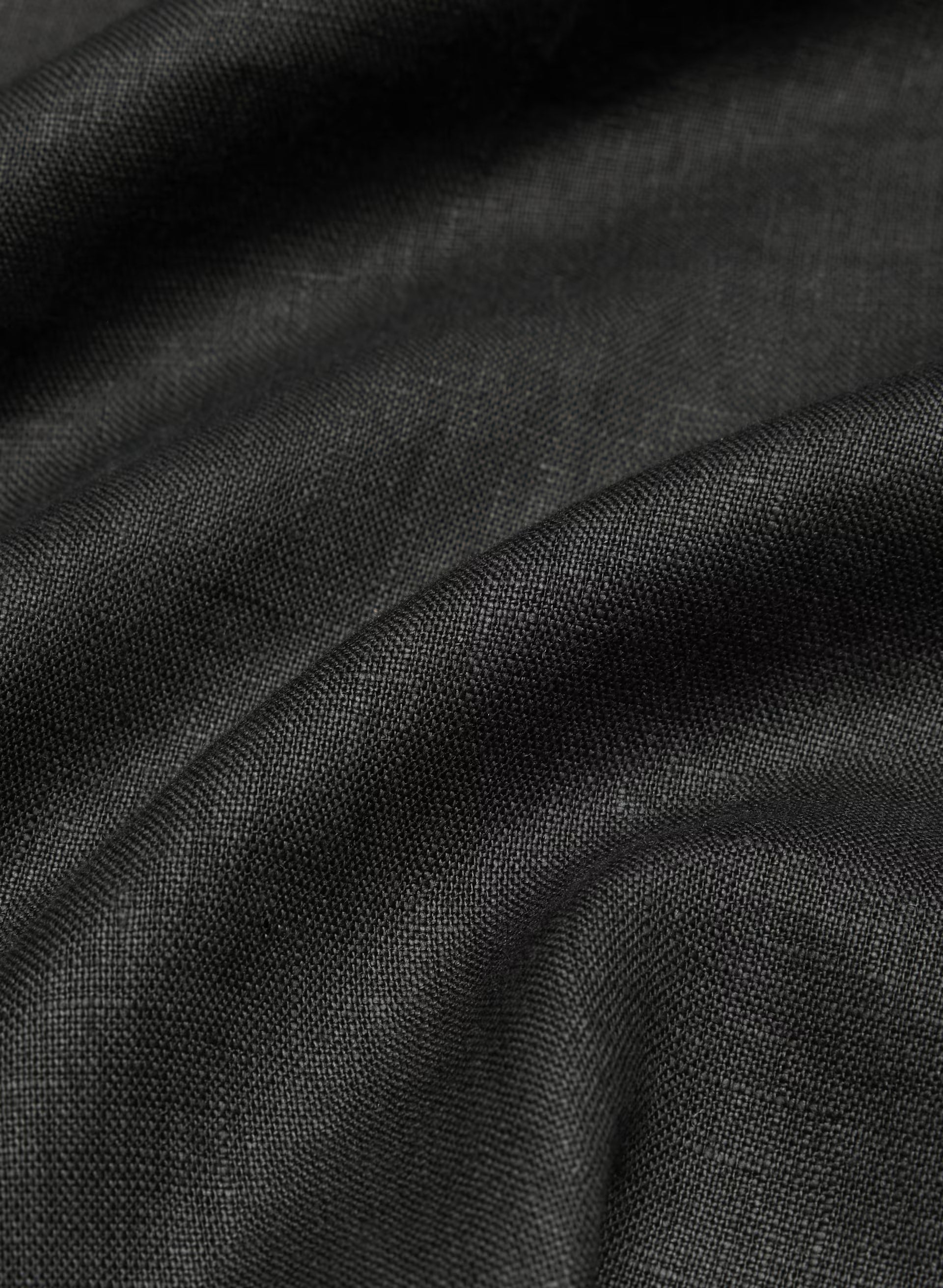 Amphora Linen Dress - BLACK