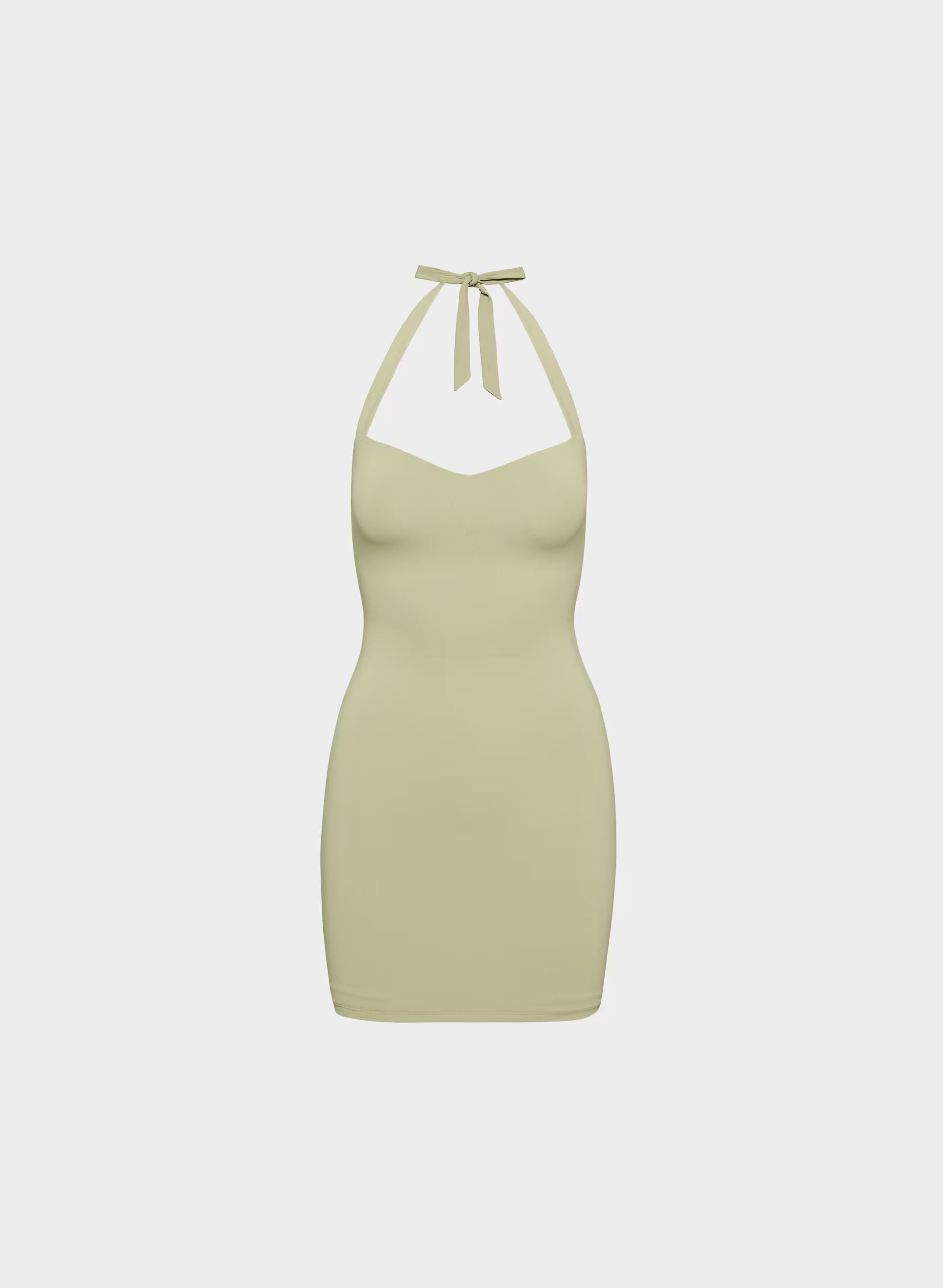 Original Contour Sandbar Halter Dress - MARTINI OLIVE