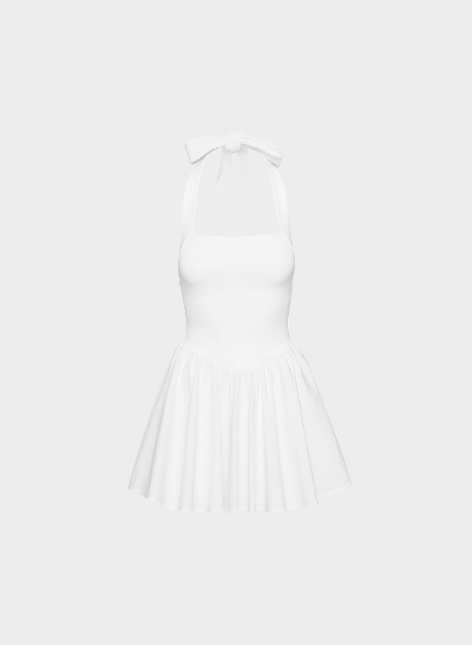 Courtyard Poplin Dress - BRIGHT WHITE