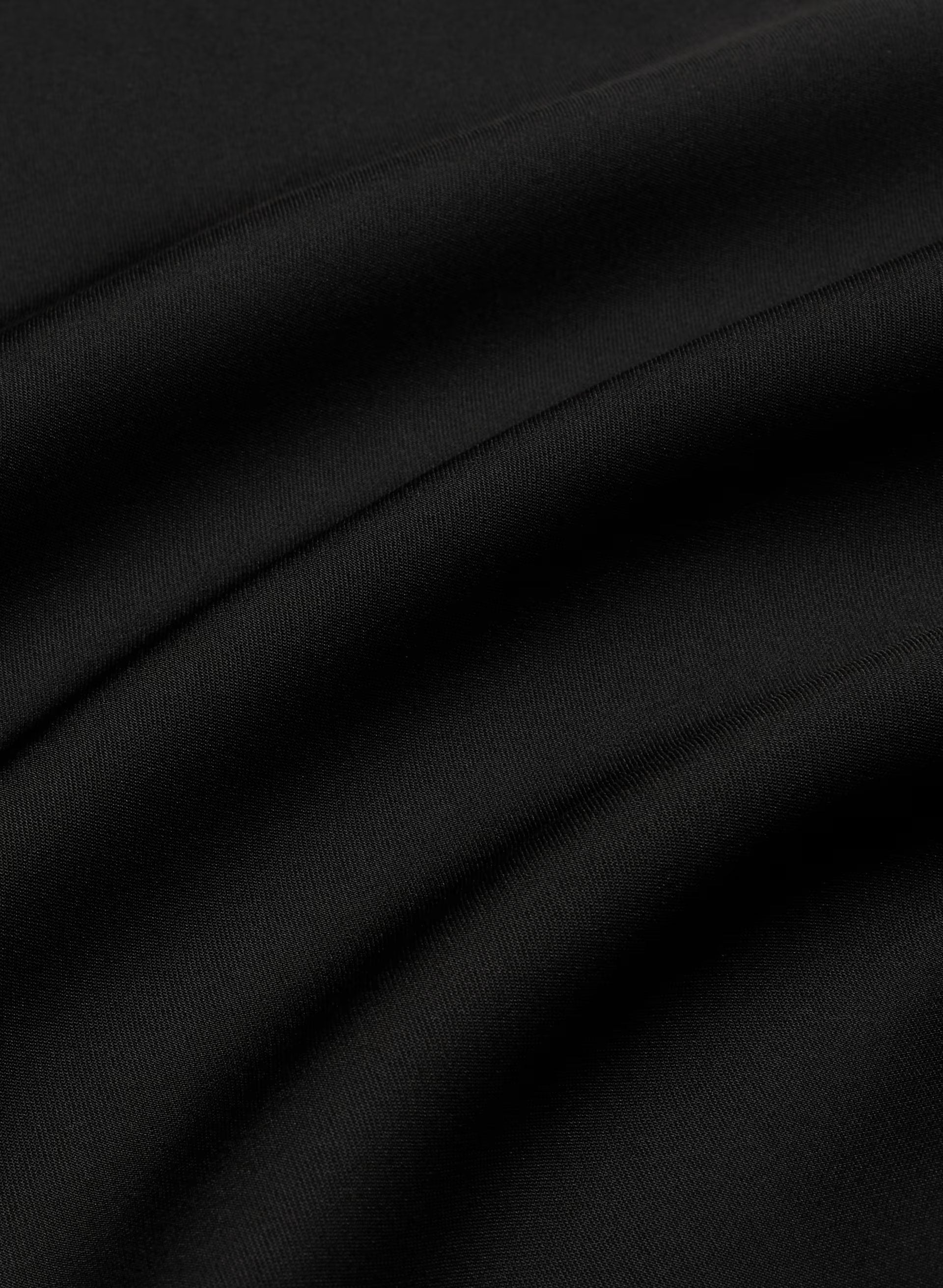 Nightscape Satin Halter Dress - BLACK