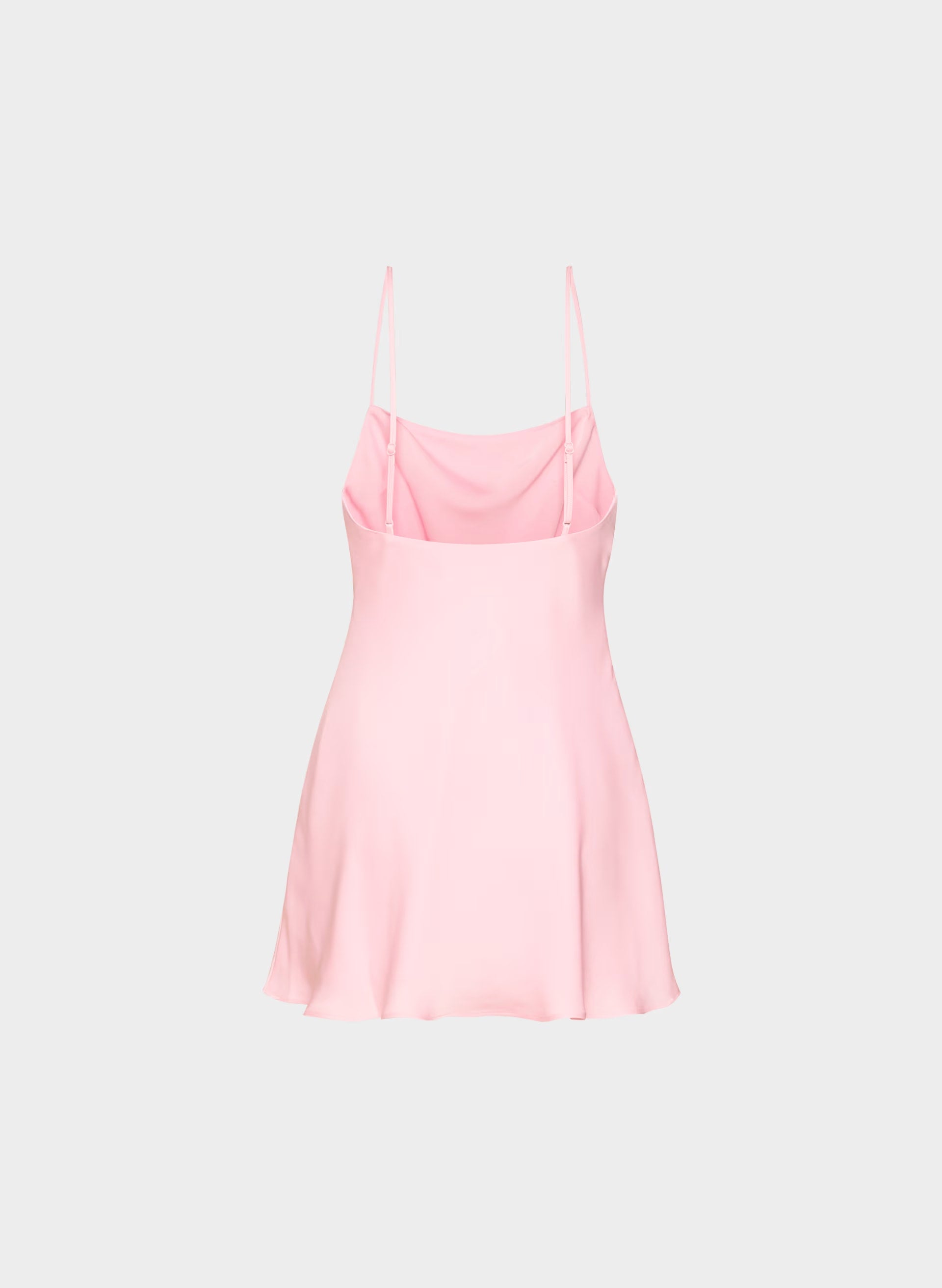 Confession Satin Dress - MILKSHAKE PINK