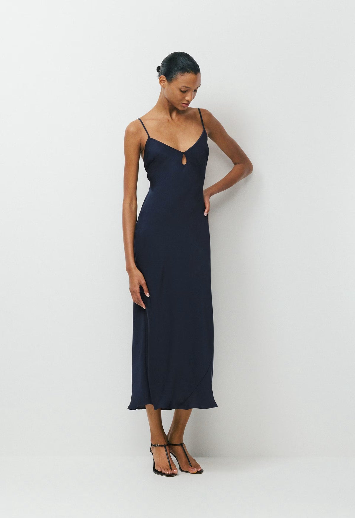 Duskfall Satin Dress - ADMIRAL