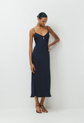 Duskfall Satin Dress - ADMIRAL