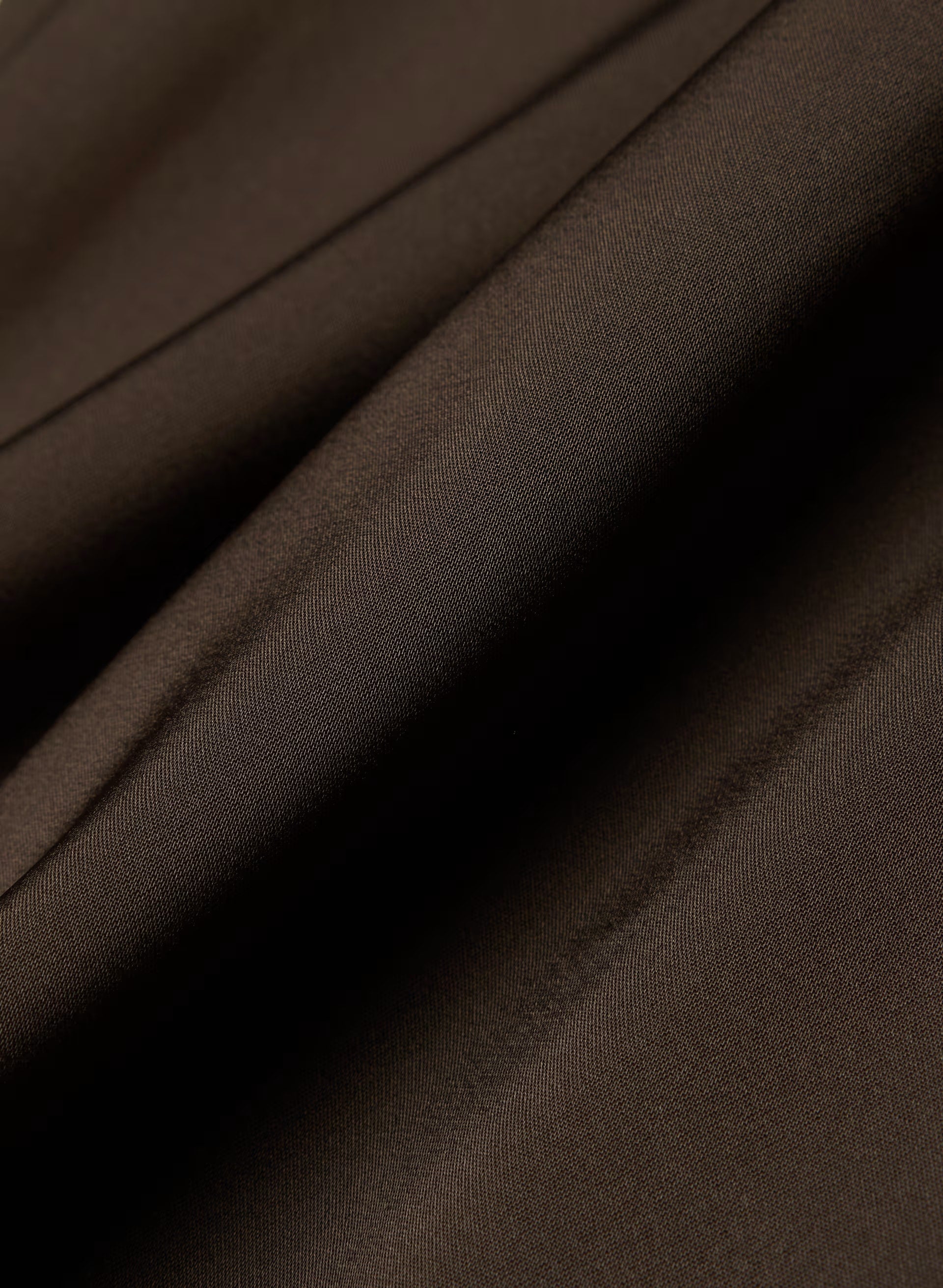 Posse Satin Dress - RICH MOCHA BROWN