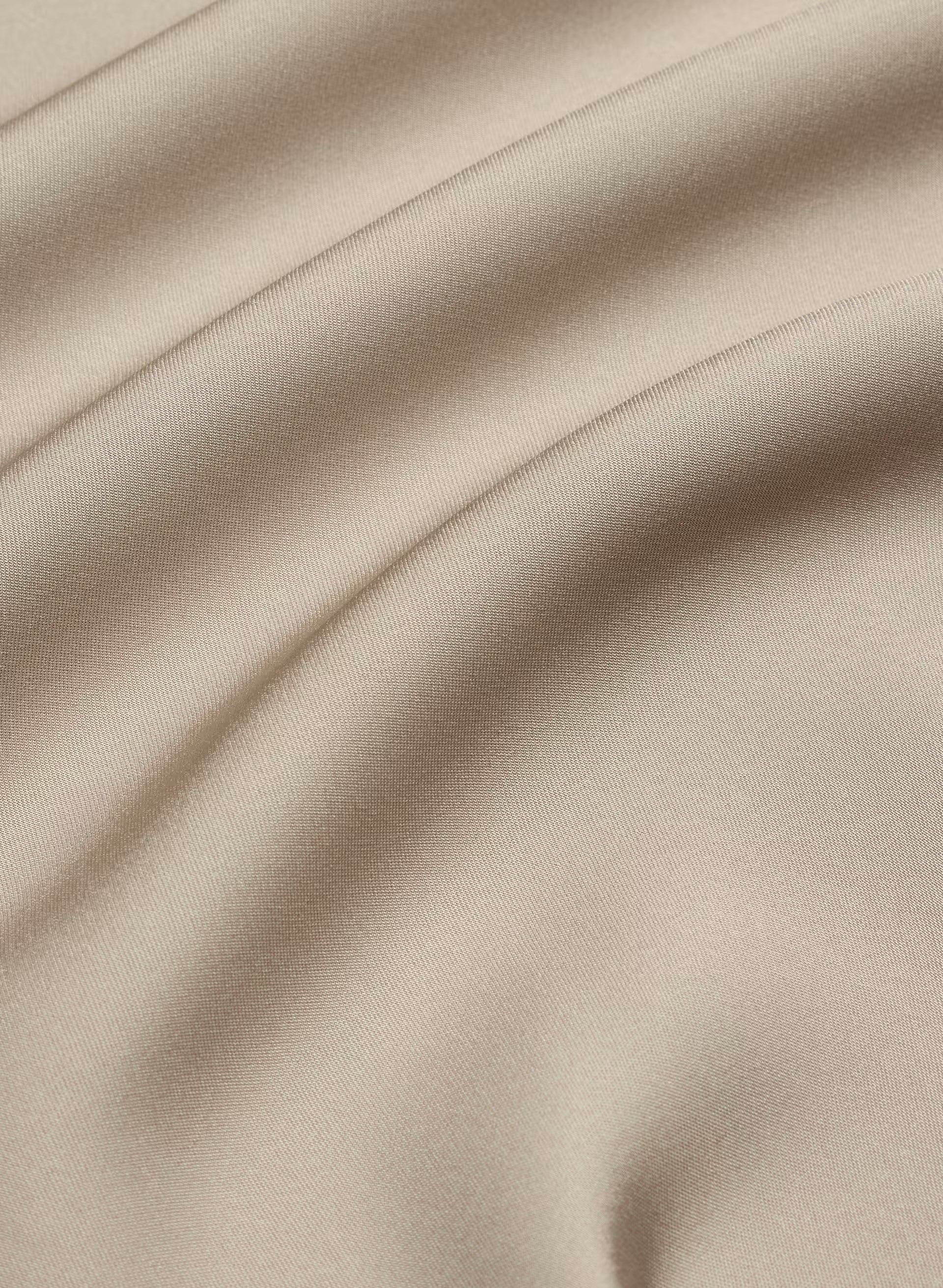 Suite Satin Dress - NOMAD TAUPE/BLACK