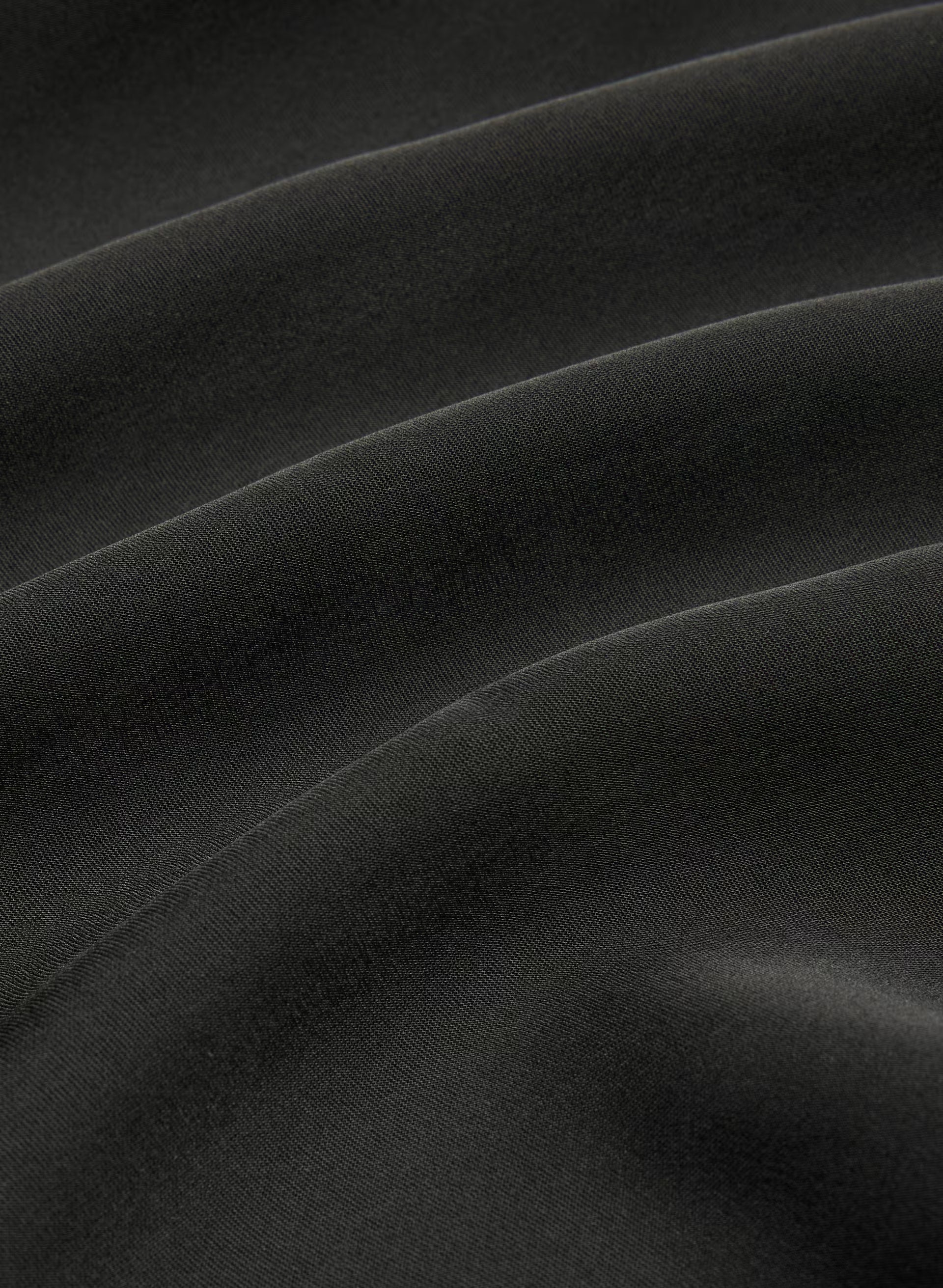 Champagne Satin Dress - BLACK
