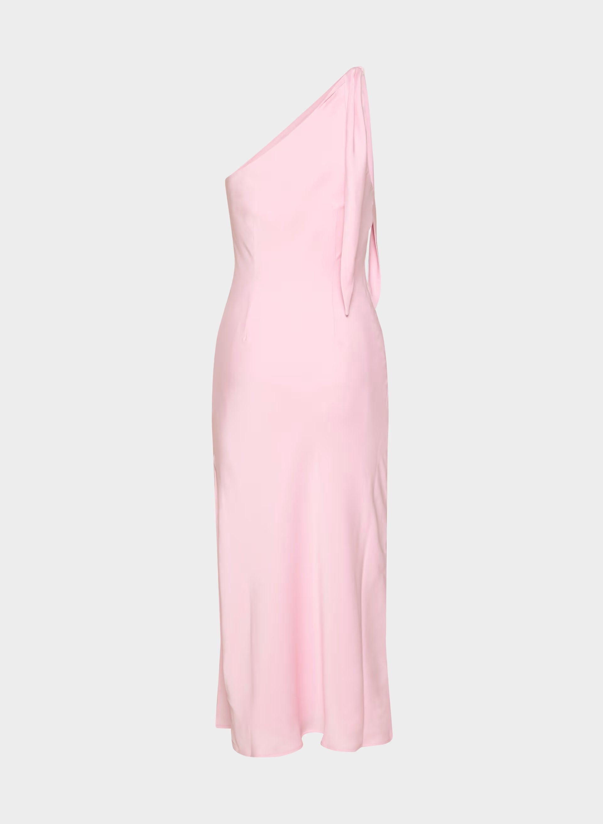 Champagne Satin Dress - MILKSHAKE PINK