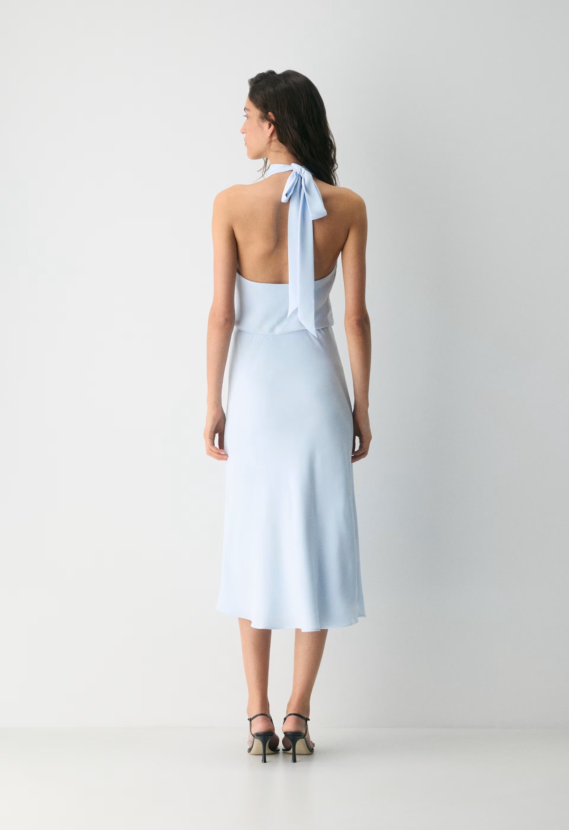 Central Halter Dress - MIDDAY BLUE