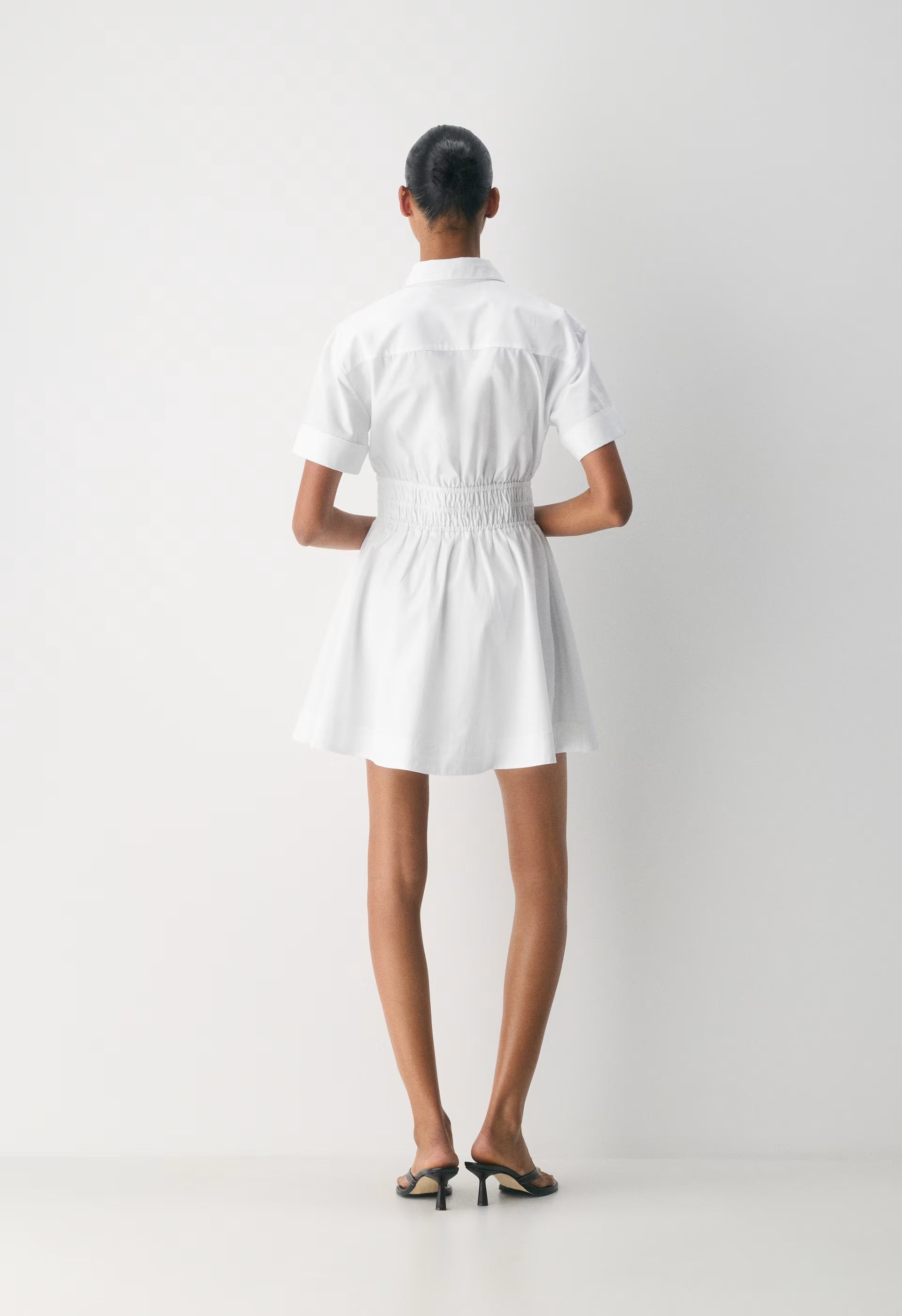 Term Poplin Dress - BRIGHT WHITE