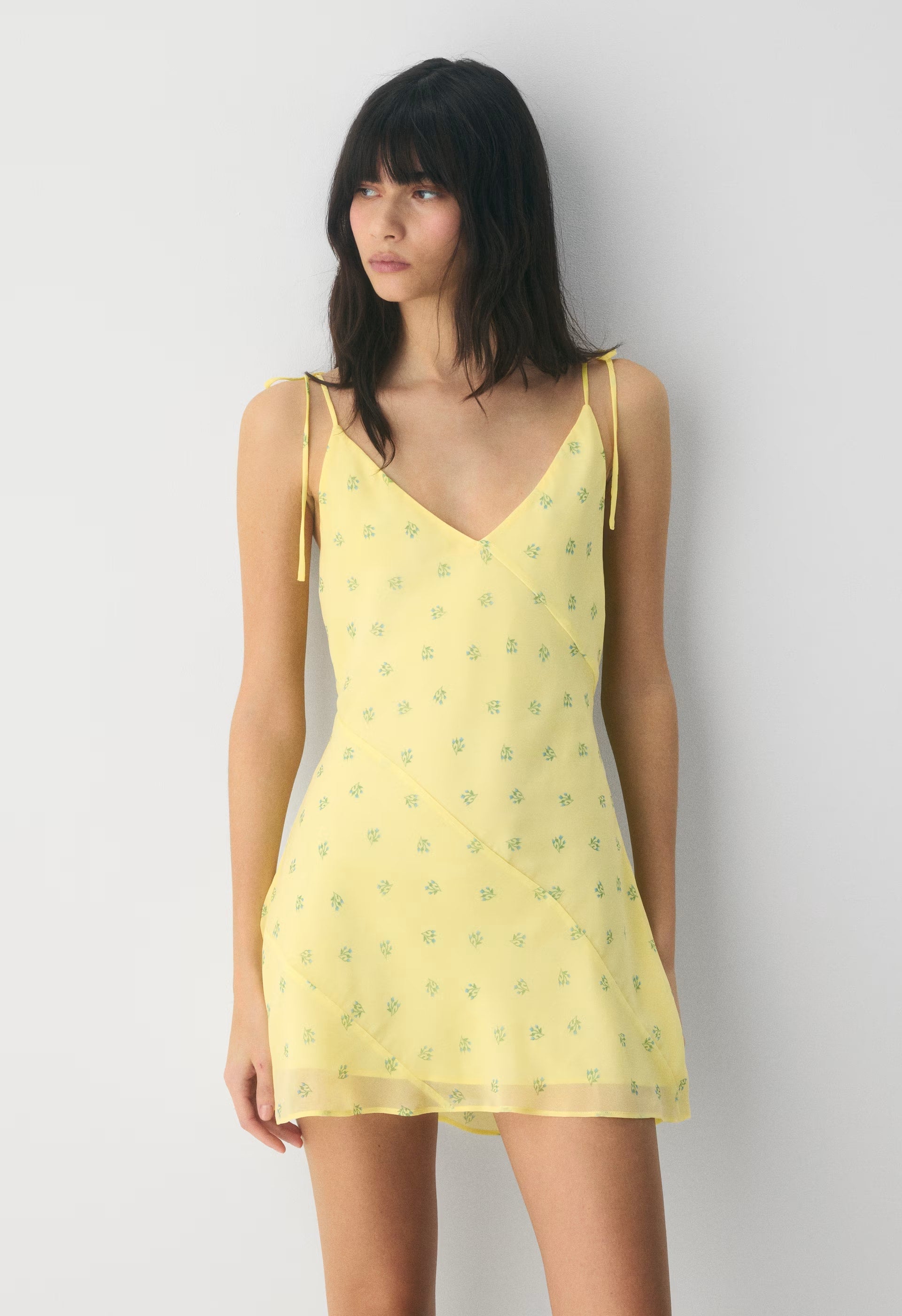 Priscilla Dress - LEMONADE/BLUE