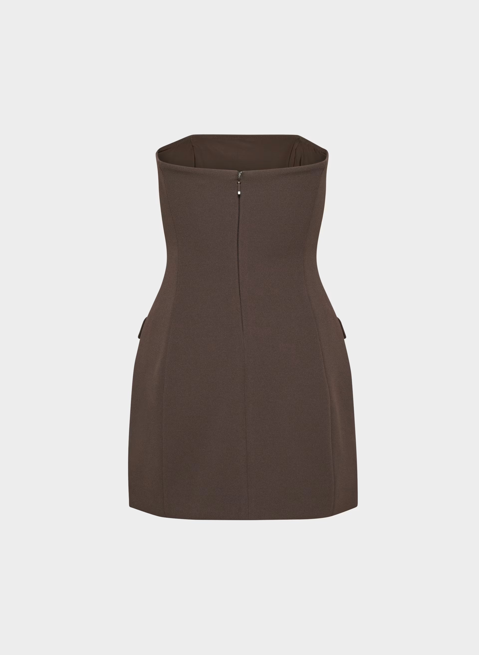 Figureknit™ Gigi Dress - RICH MOCHA BROWN