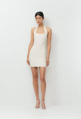 Calypso Halter Dress - LIGHT BIRCH