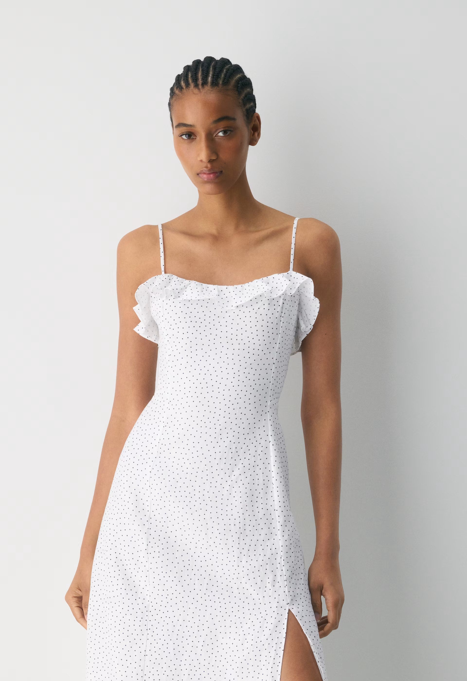 Glade Linen Dress - WHITE/ ADMIRAL