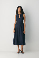 Countess Linen Dress - ADMIRAL
