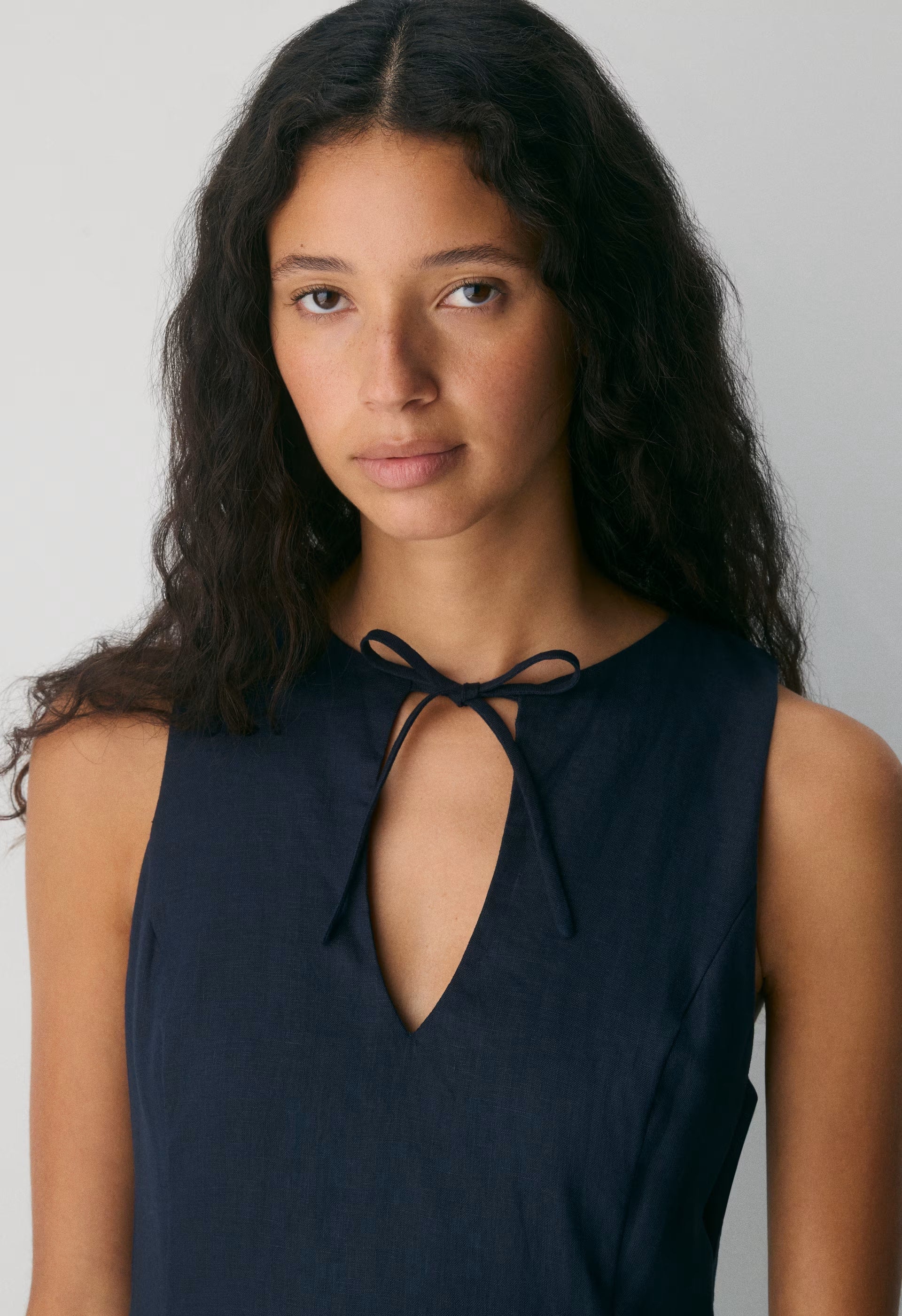 Countess Linen Dress - ADMIRAL
