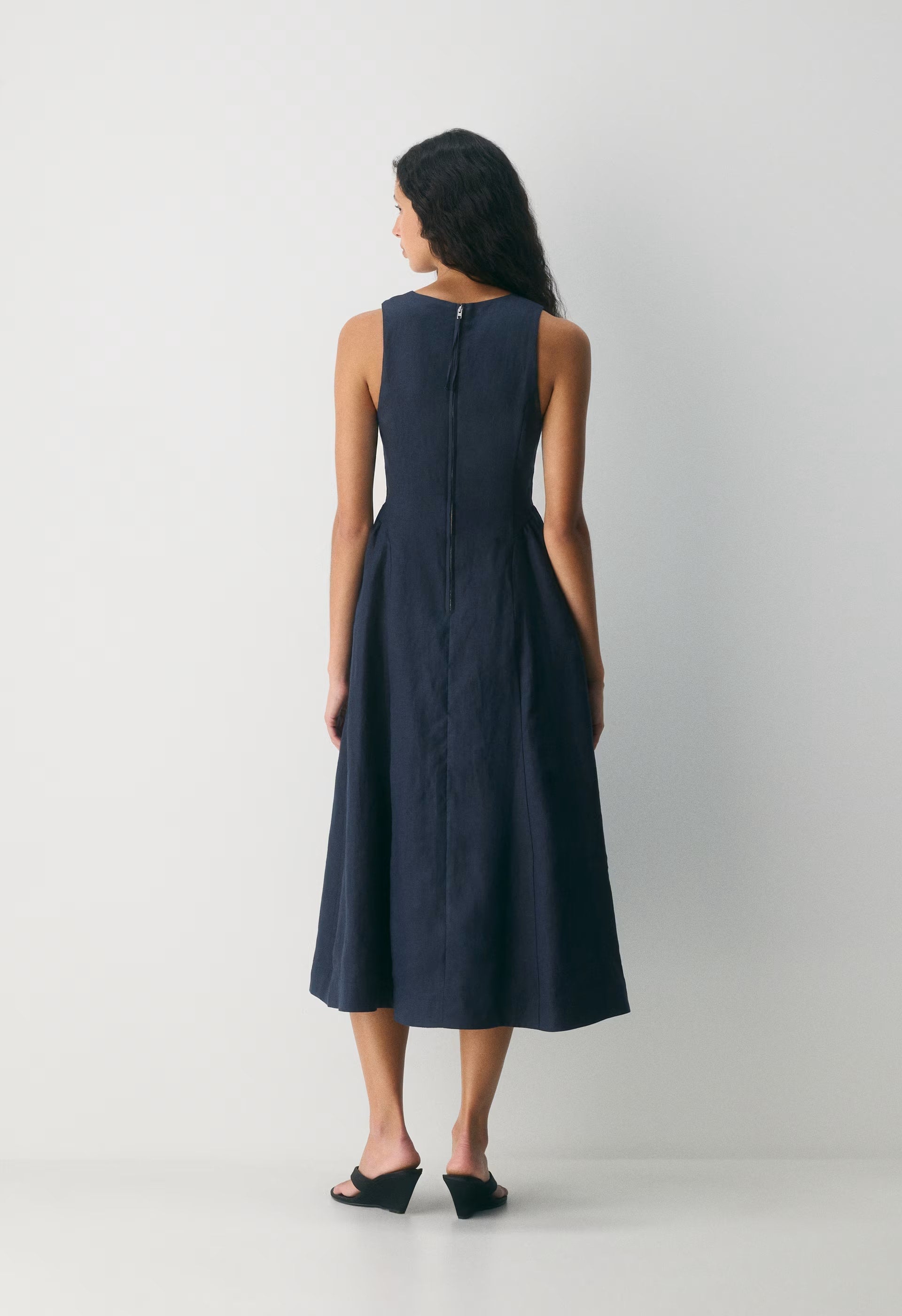 Countess Linen Dress - ADMIRAL