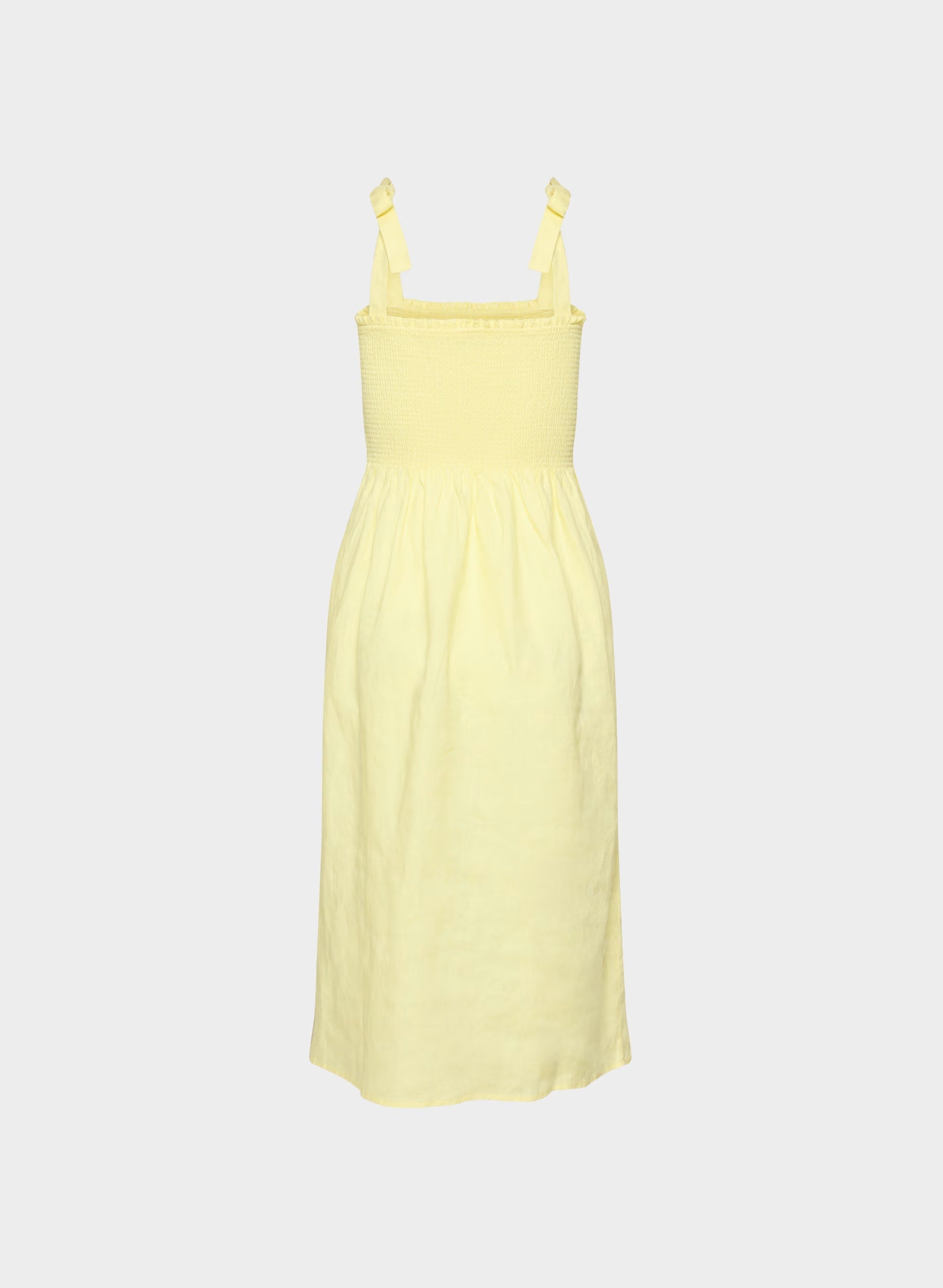 Golden Hour Linen Dress - LEMONADE