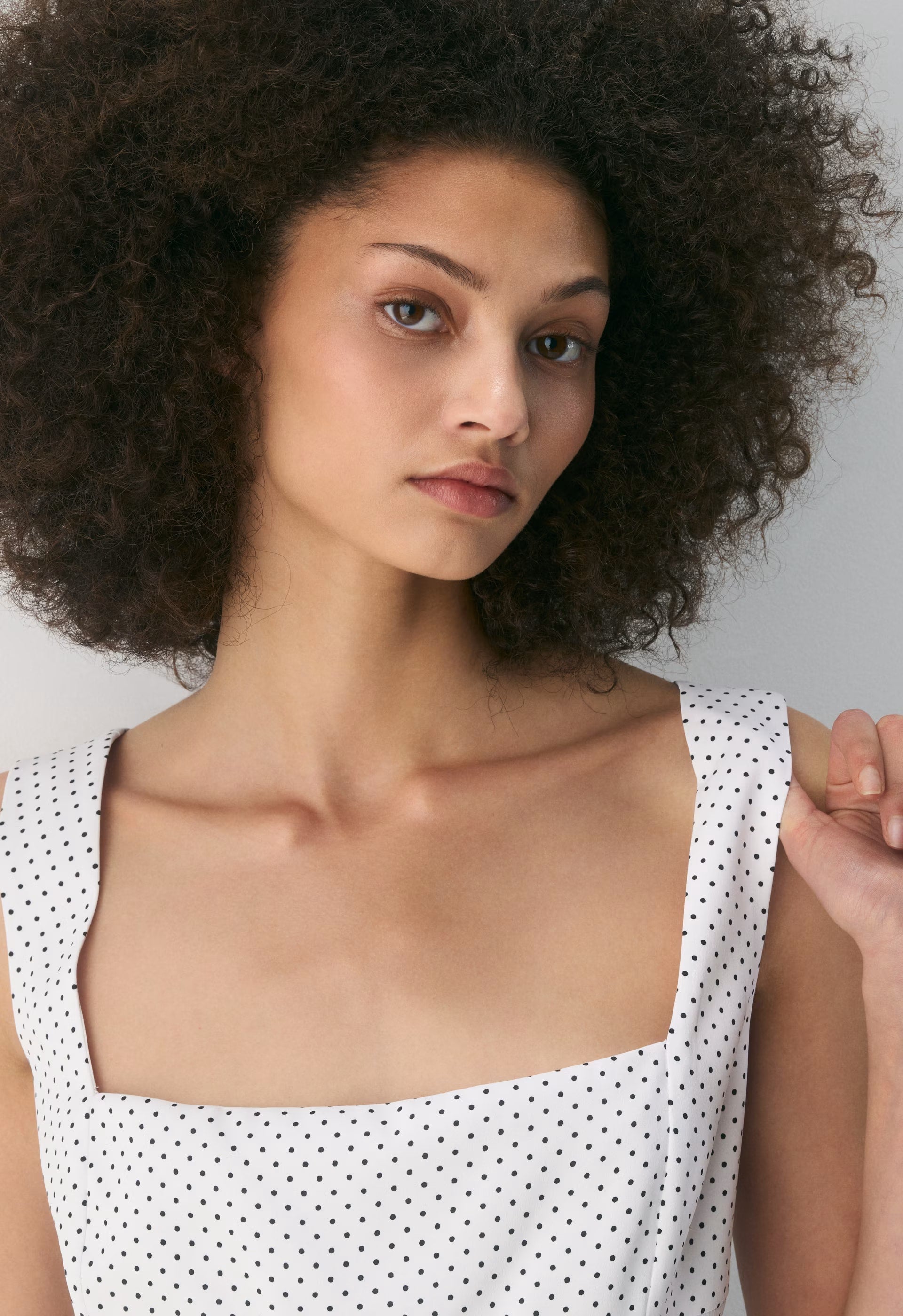 Dollop Dress - WHITE/ ADMIRAL