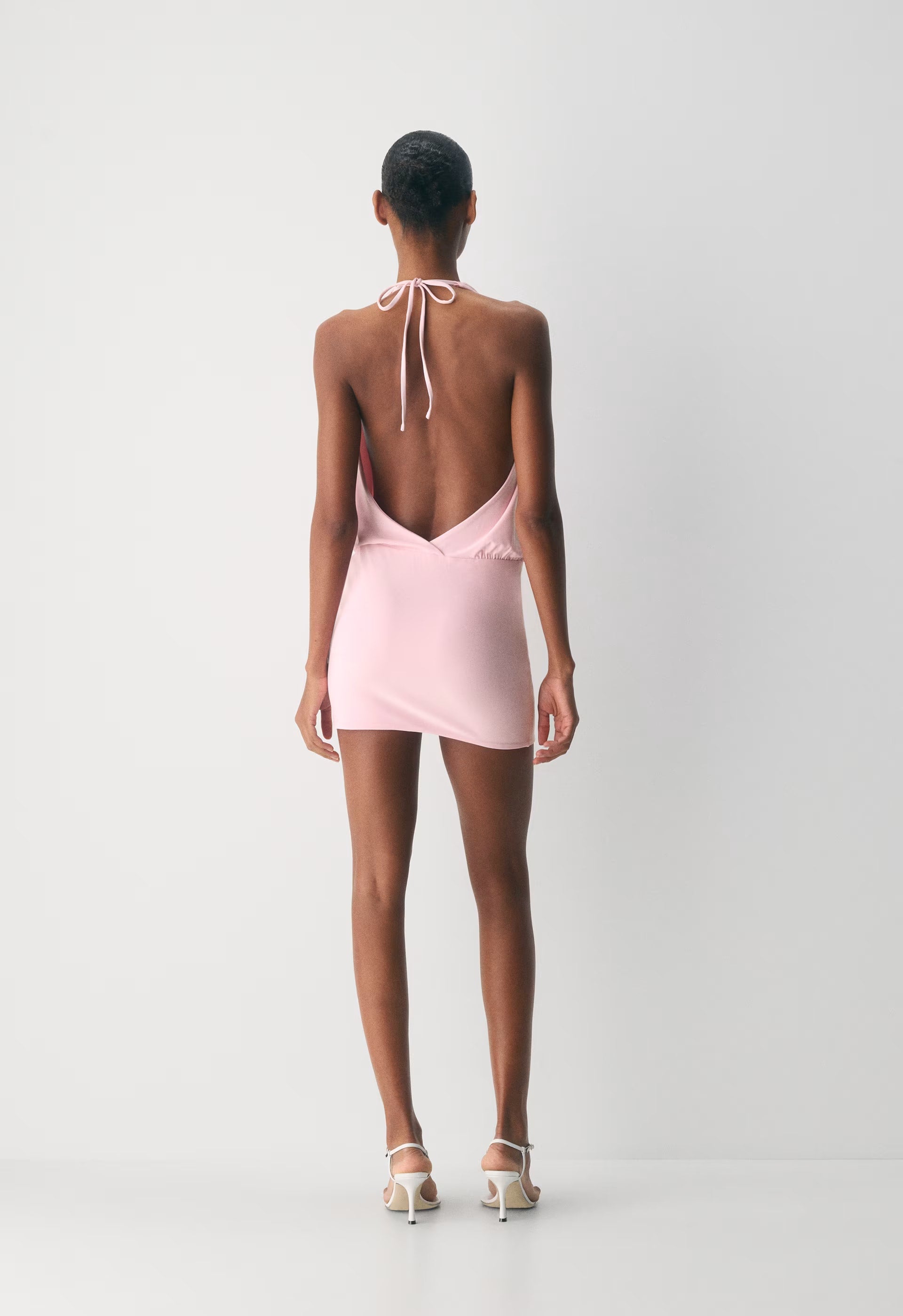 Smooth Matter™ Primary Halter Dress - MILKSHAKE PINK