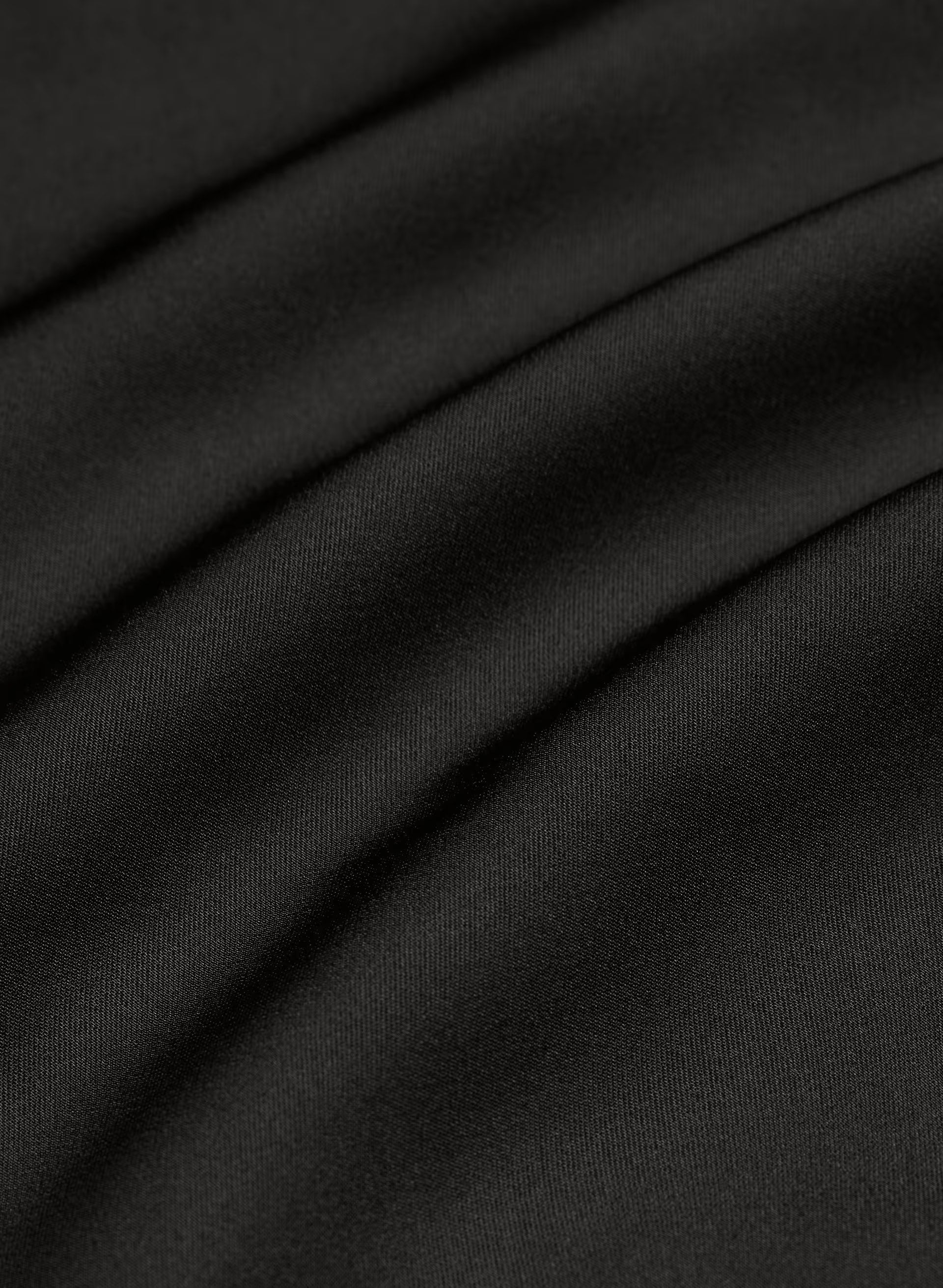 Audience Satin Mini Halter Dress - BLACK