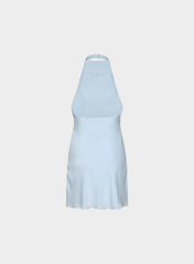 Audience Satin Mini Dress - VILLA BLUE