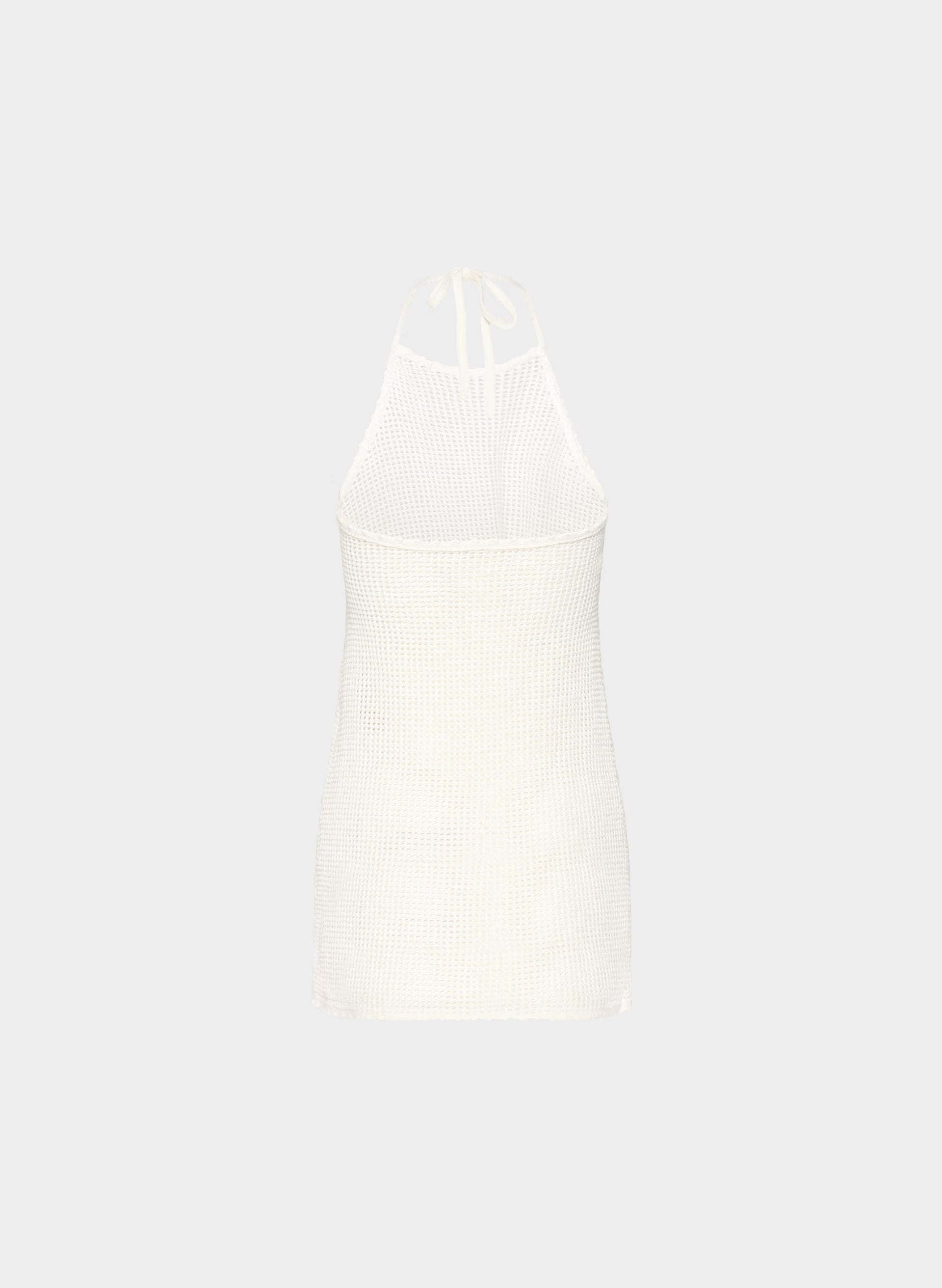 Seacoast Halter Dress - LIGHT BIRCH