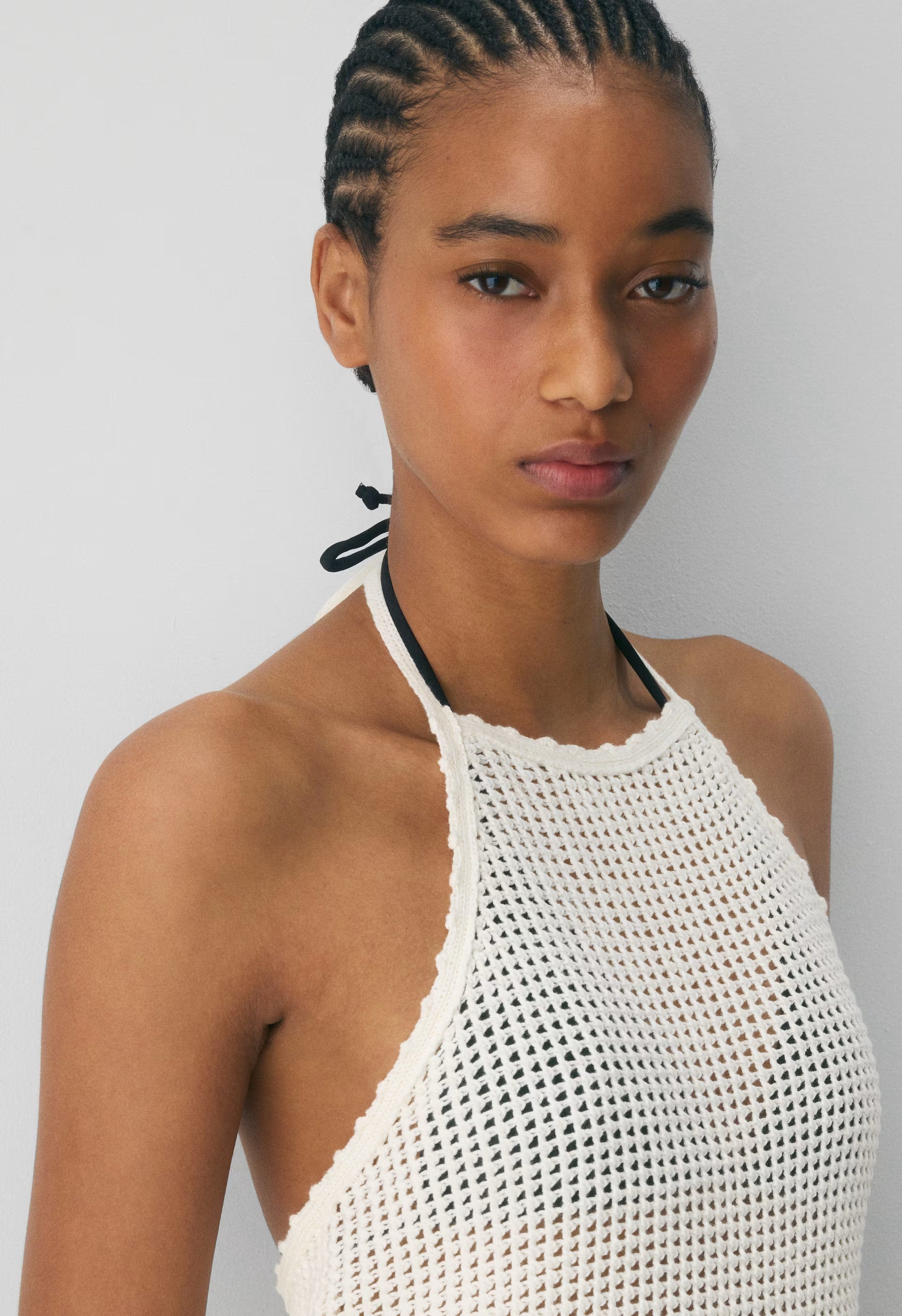 Seacoast Halter Dress - LIGHT BIRCH