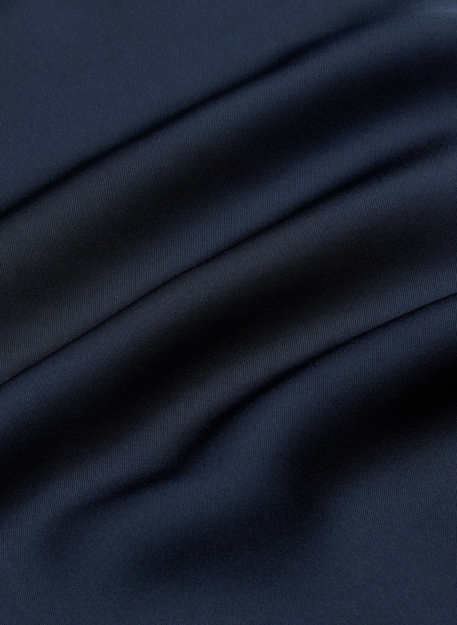 Audience Satin Full Halter Dress - ADMIRAL