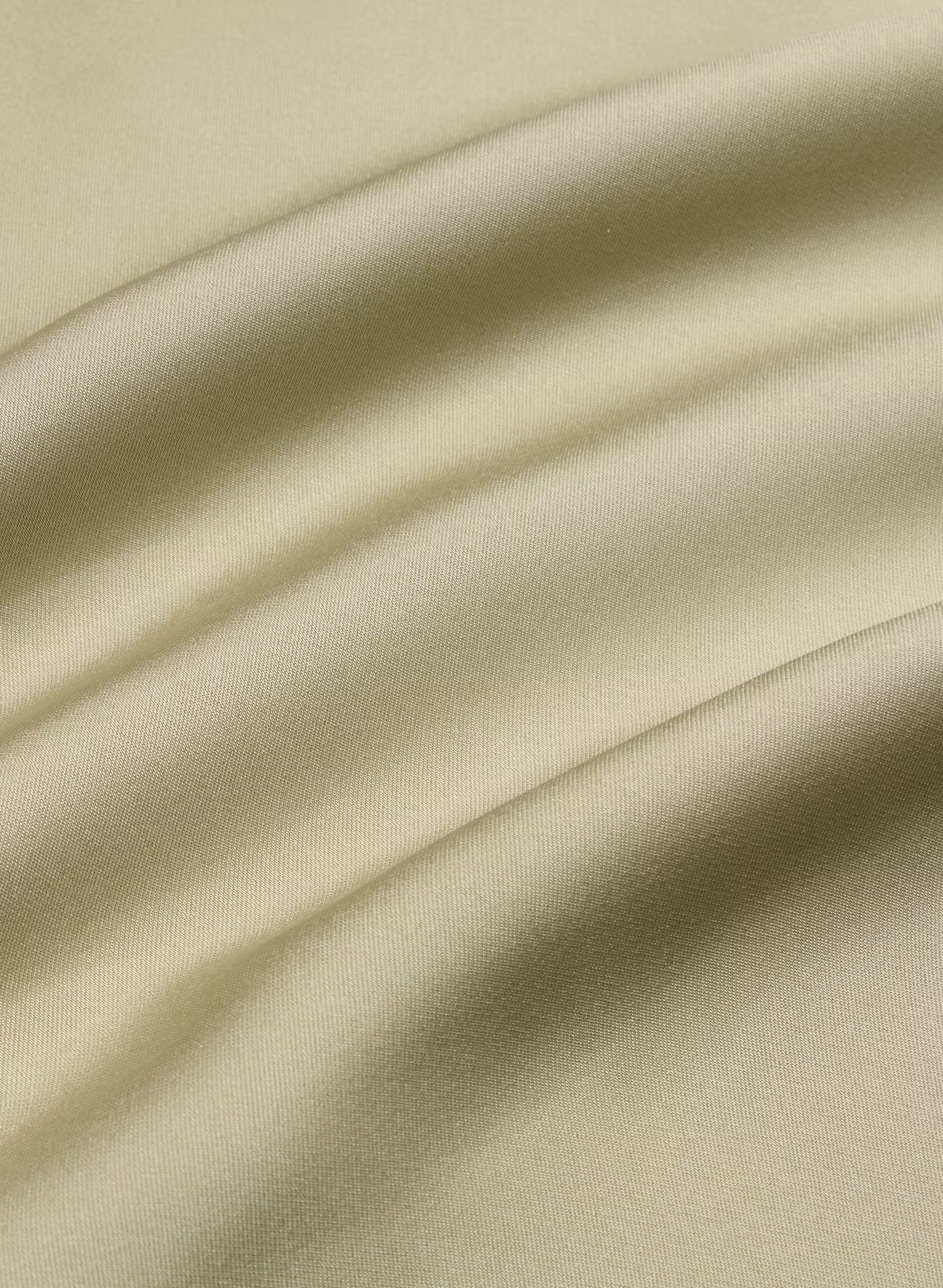 Audience Satin Full Halter Dress - MARTINI OLIVE