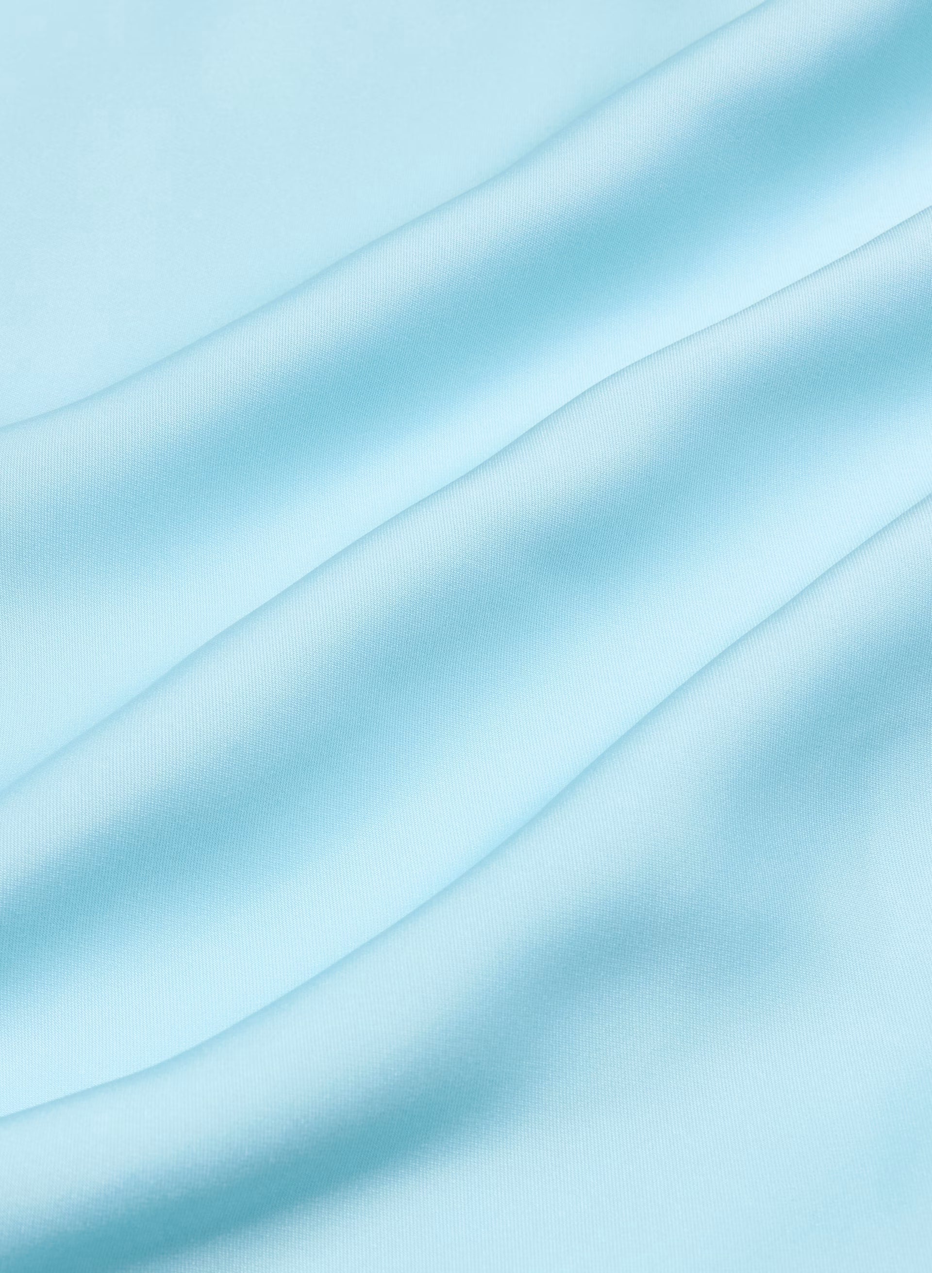 Audience Satin Full Halter Dress - PANORAMA BLUE