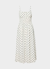 Typescript Cami Dress - LIGHT BIRCH/BLACK
