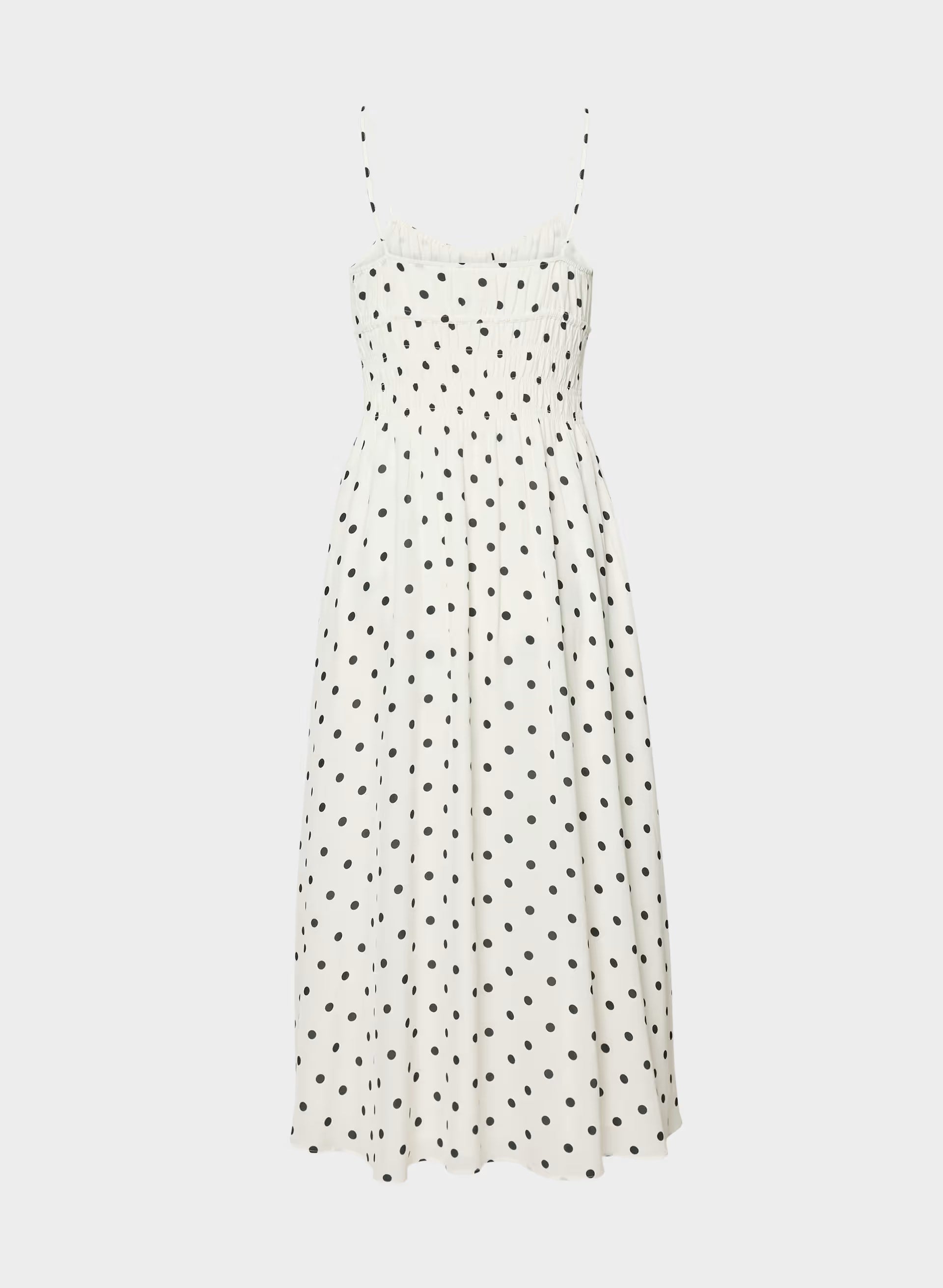 Typescript Cami Dress - LIGHT BIRCH/BLACK