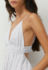 Encourage Poplin Cami Dress - MV STRP LI BLM/GLMR