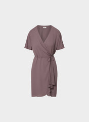 Wallace Dress - SMOKED EGGPLANT