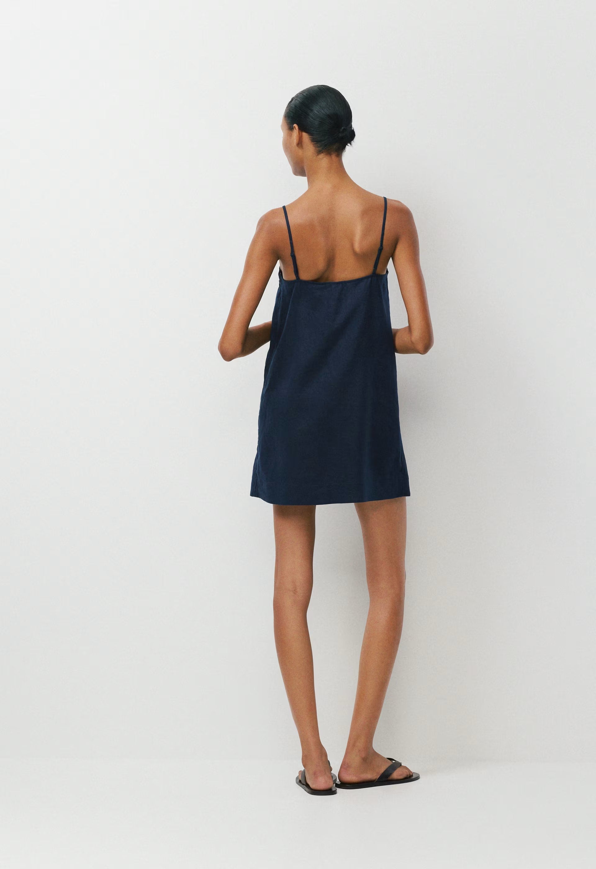 Arcos Linen Dress - ADMIRAL